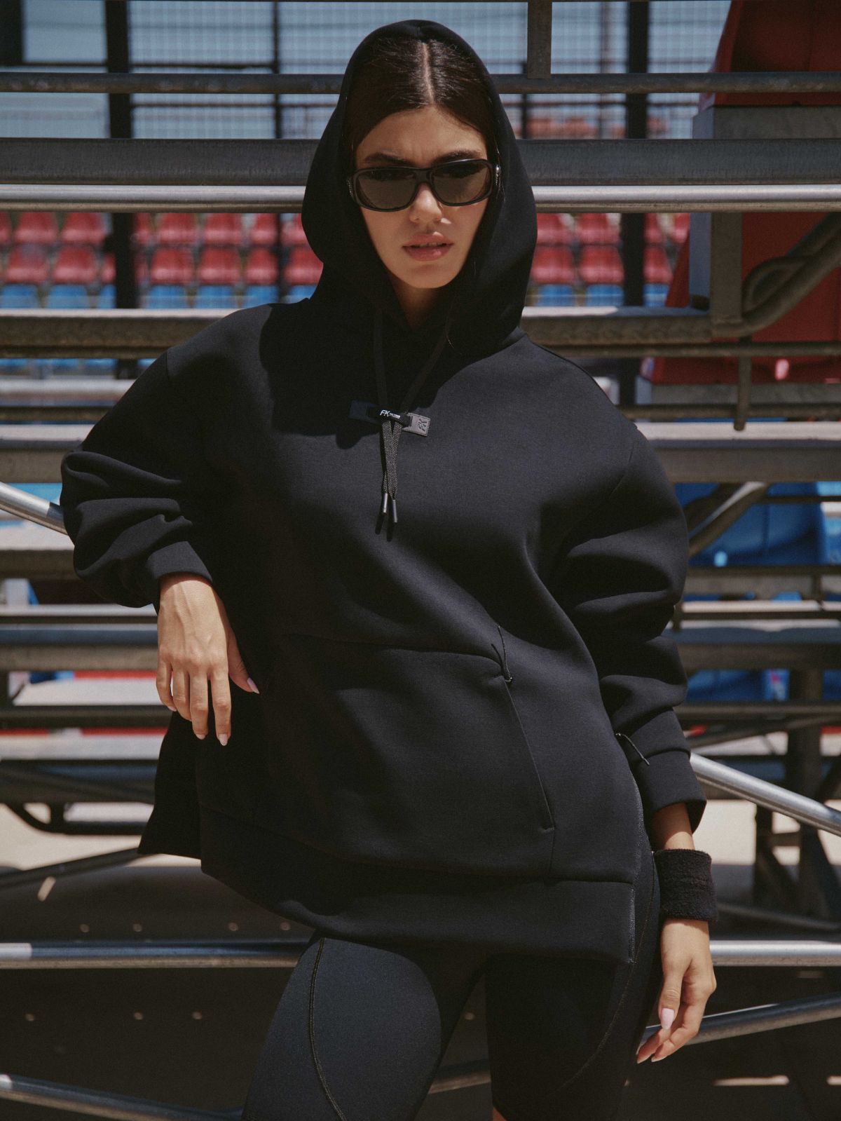 Women's Hooded Sweatshirt F**K Black WW0505-BK