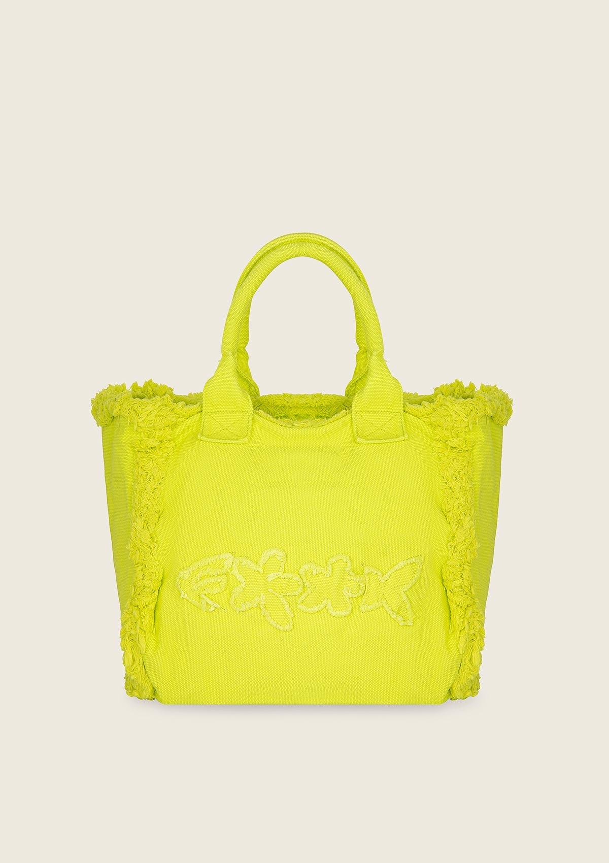 Women's beachbag F**K Fluous yellow A053-FY