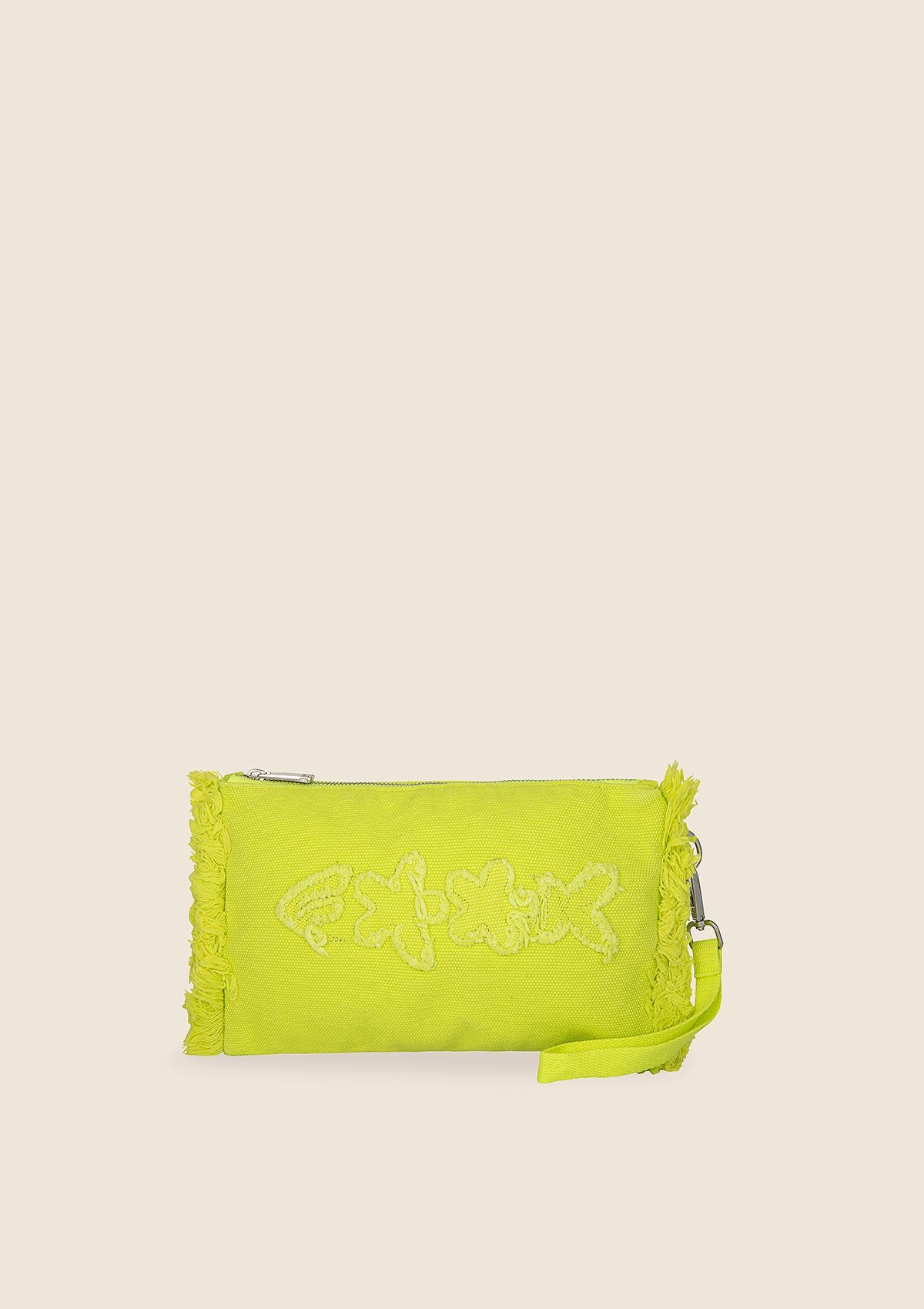 Women's clutch bag F**K Fluous yellow A054-FY