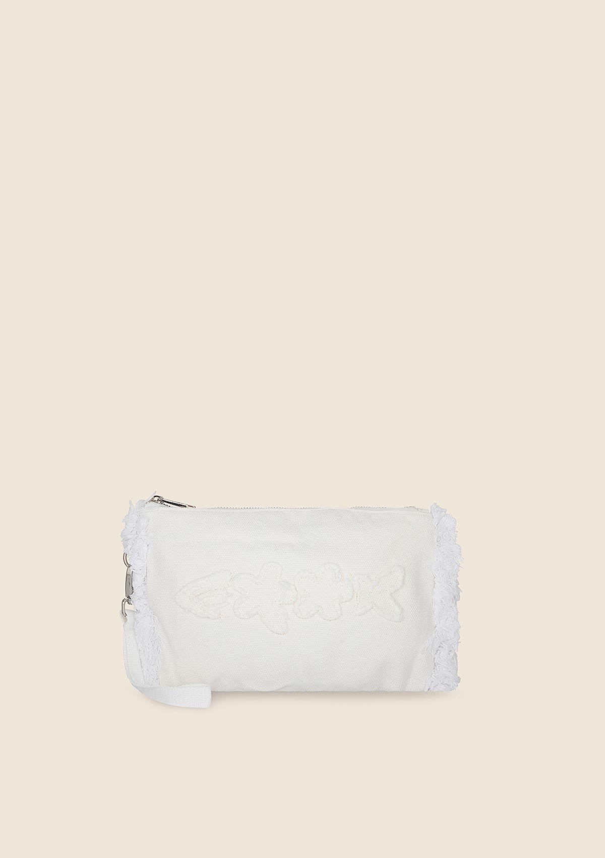 Women's clutch bag F**K White A054-WH