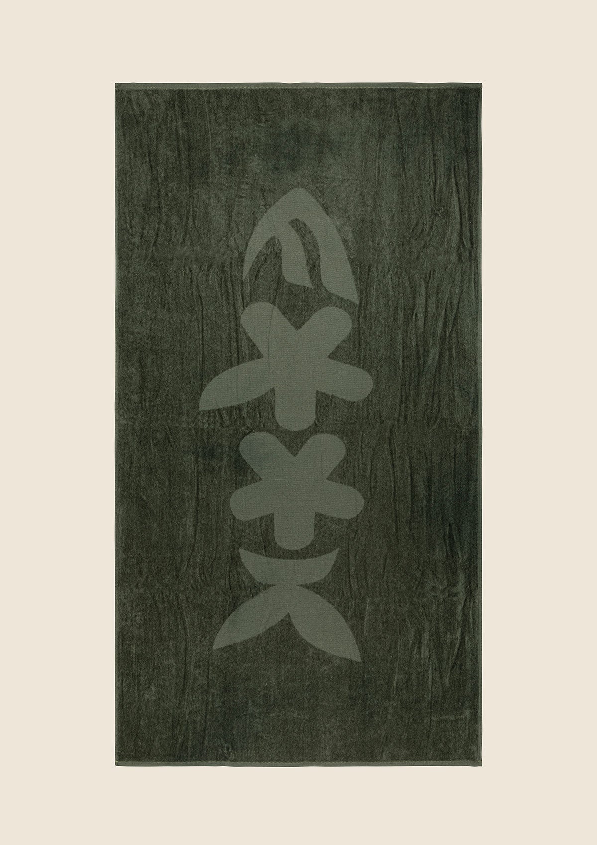 Men's sea towel F**K Military green m01tu86-mg