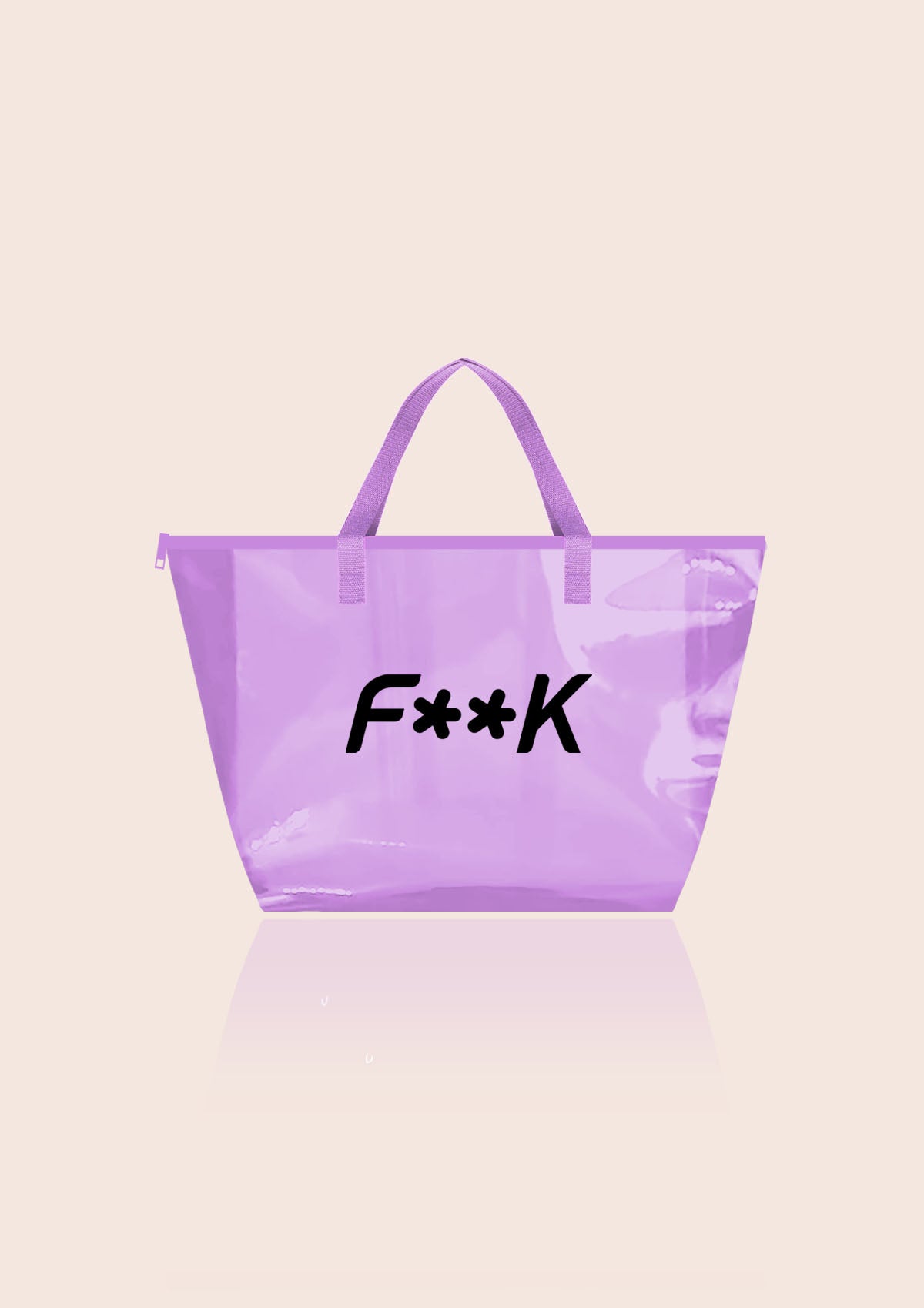 Shopping Bag Unisex F**K Viola U01AU98-VI