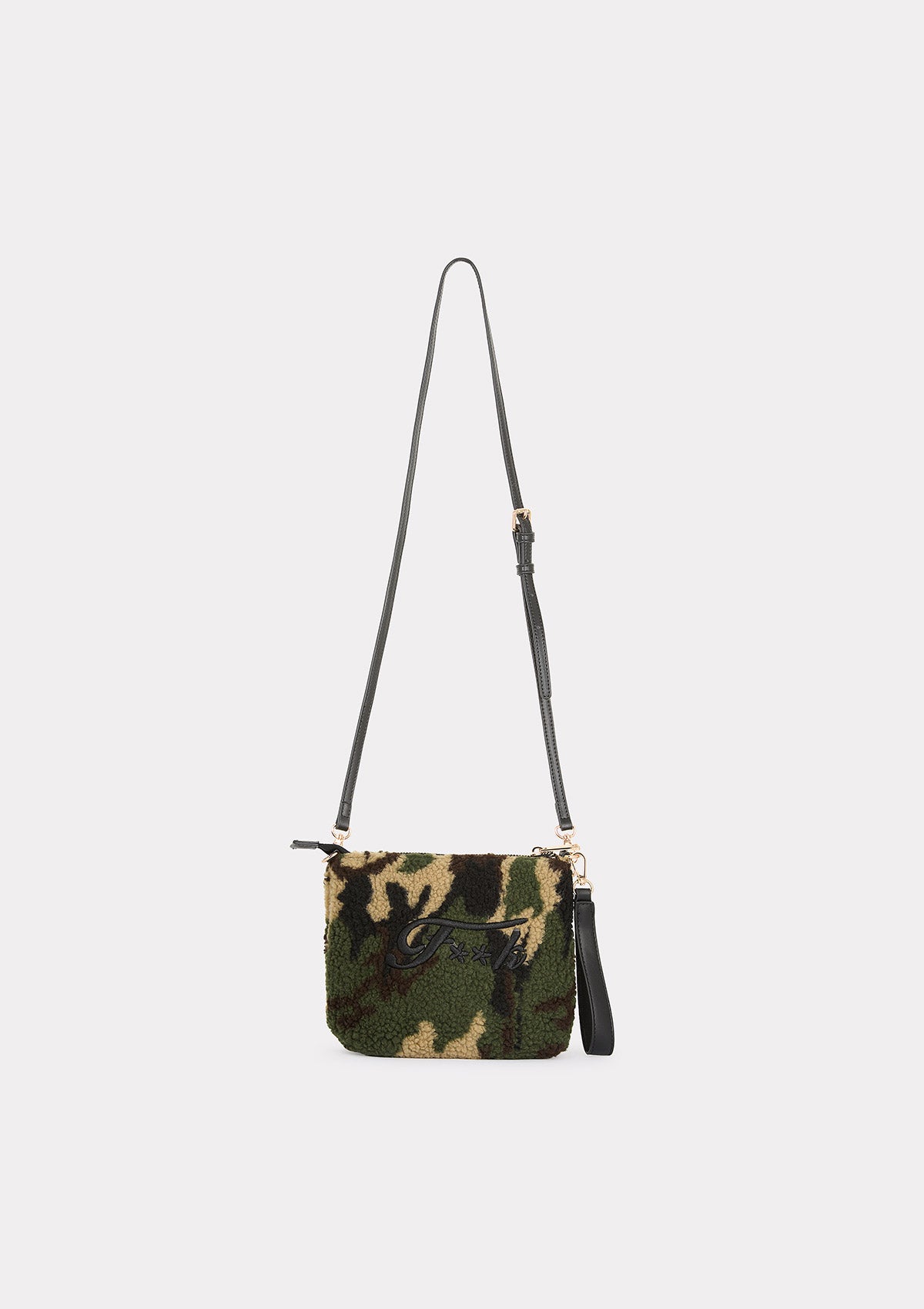 Mini Pochette Donna F**K Verde Militare WW0020-MG
