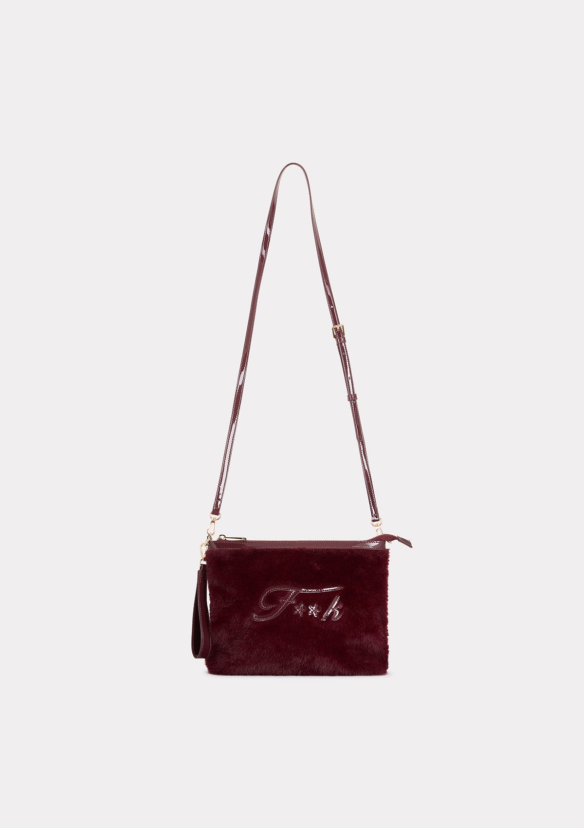 Maxi Pochette Donna F**K Bordeaux WW0205-BD