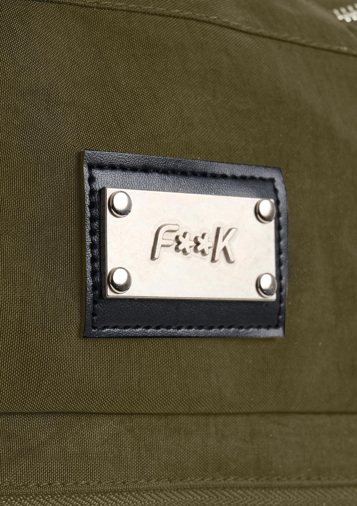 Necessaire Uomo F**K Verde Militare SU0010-MG