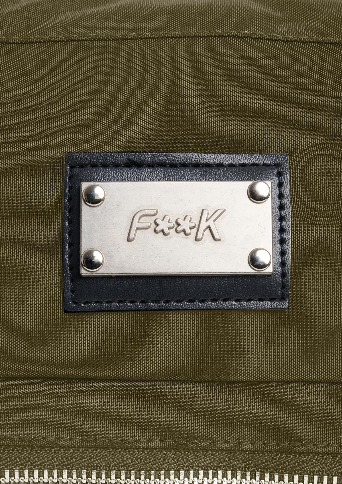Necessaire Uomo F**K Verde Militare SU0010-MG