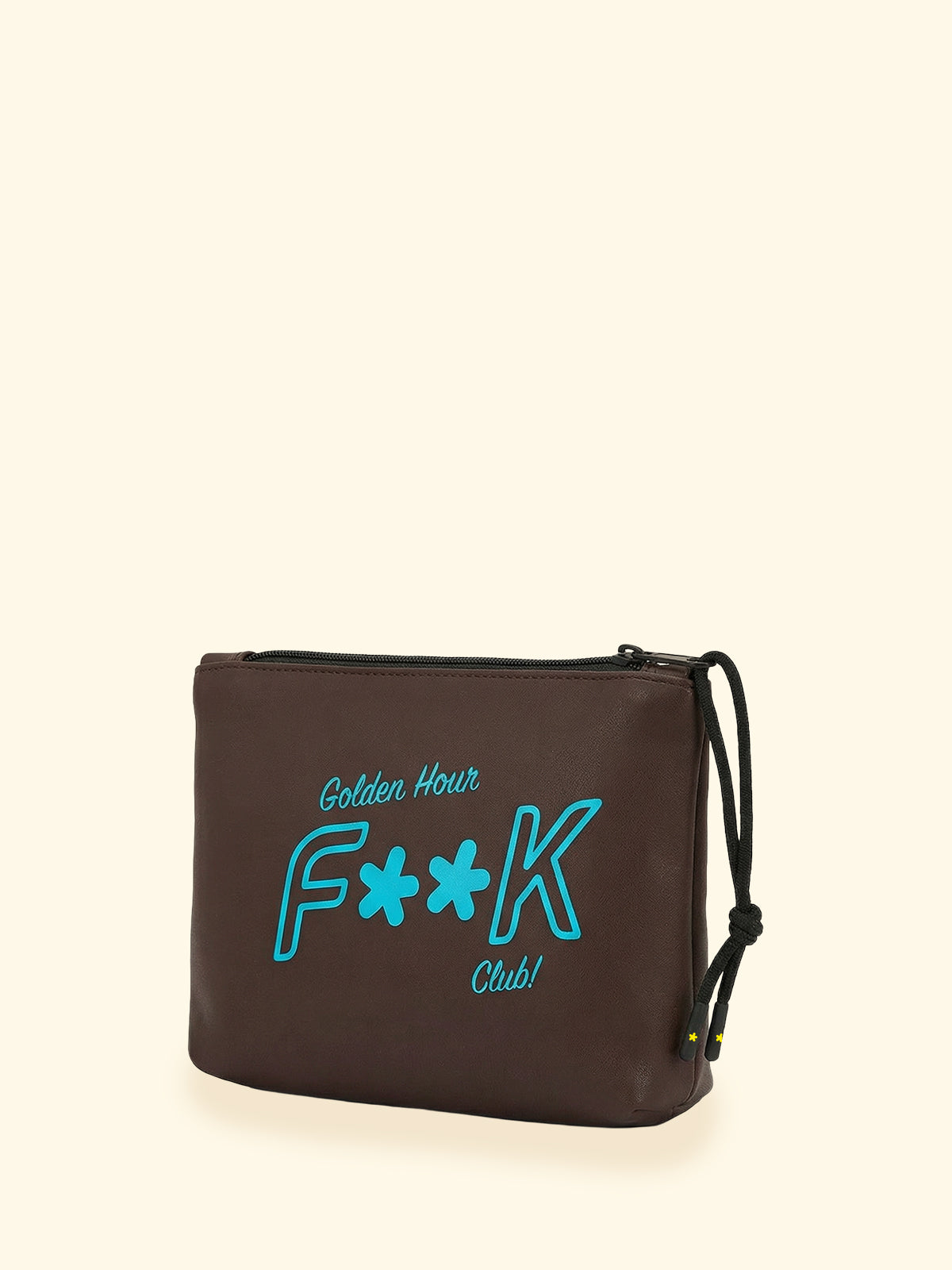 Image of Regular Pochette Unisex F**K Marrone SU8001-BN