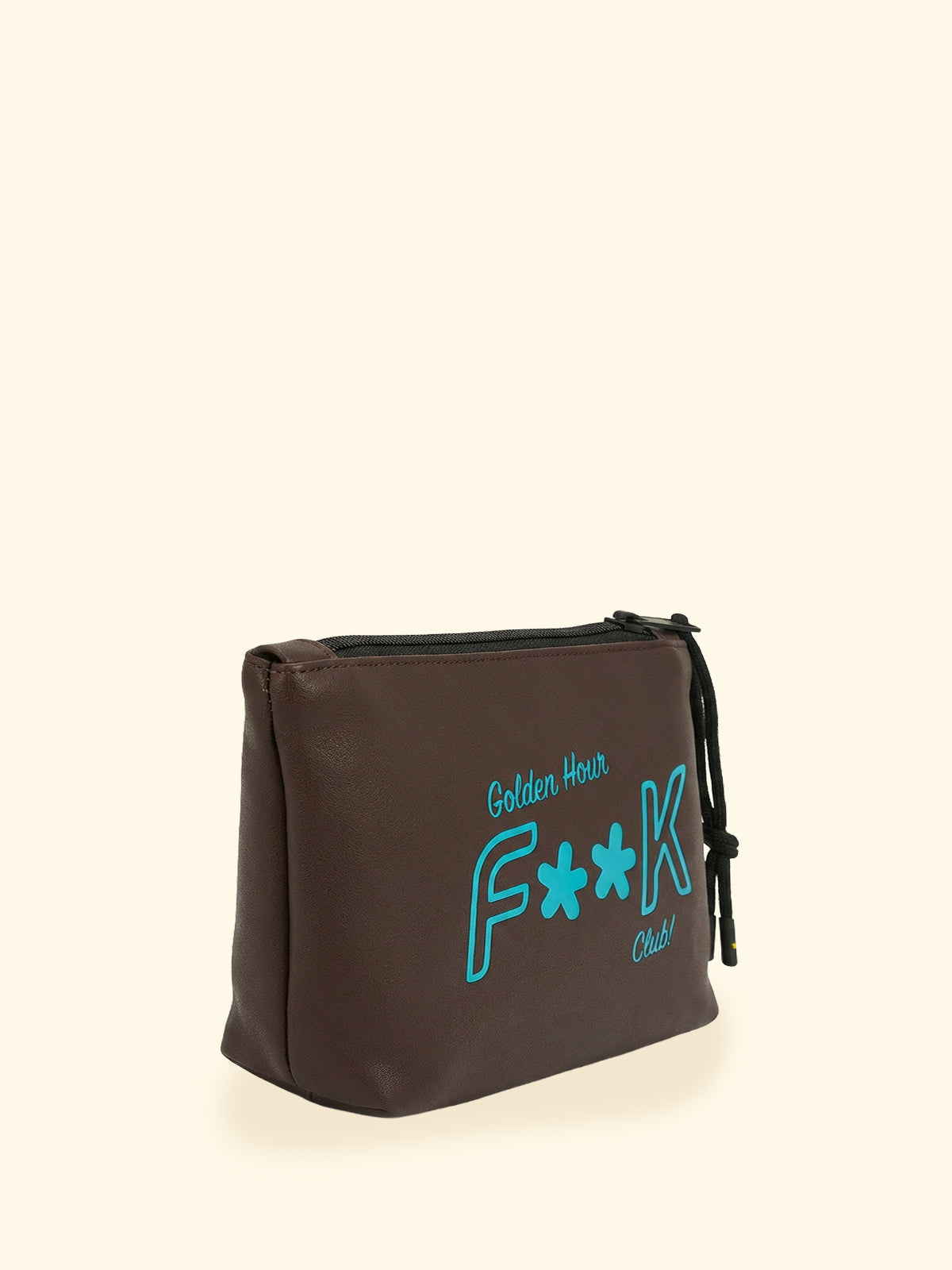 Regular Pochette Unisex F**K Marrone SU8001-BN