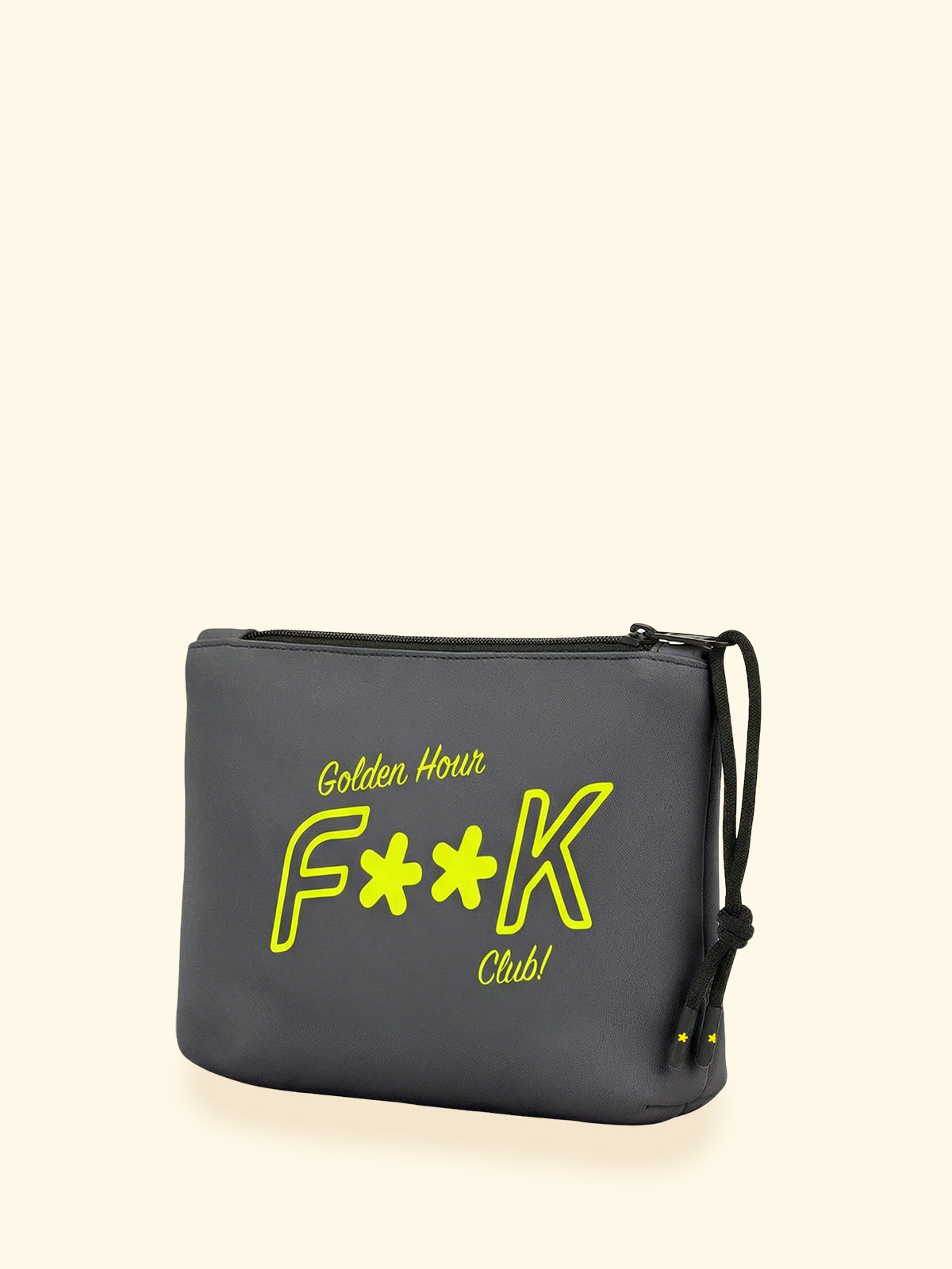 Regular Pochette Unisex F**K Grigio SU8001-GR