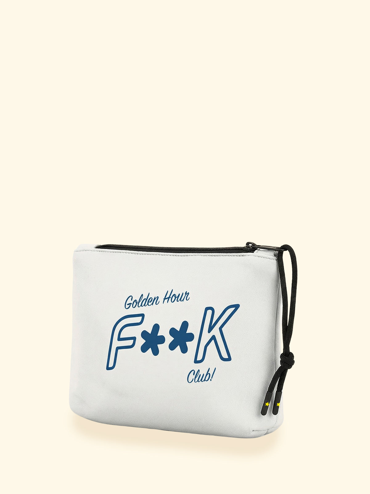 Image of Regular Pochette Unisex F**K Bianco SU8001-WH