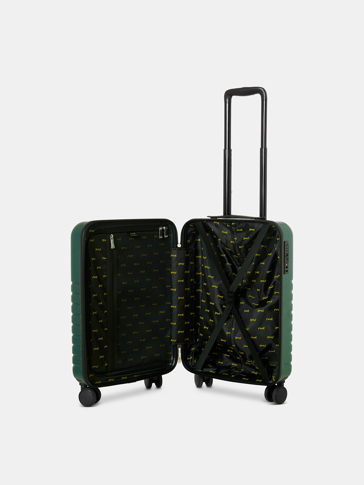 Image of Travel Bag 20 pollici Unisex F**K Verde Militare SU8015-MG