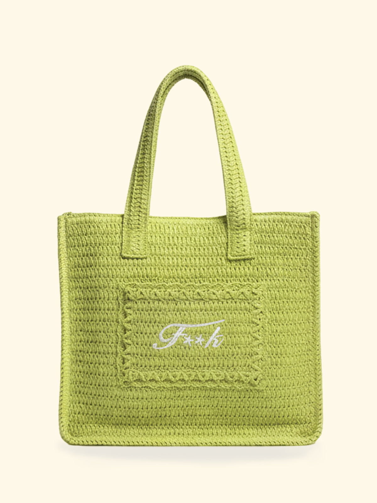 Tote Bag Donna F**K Lime SW0001-LI