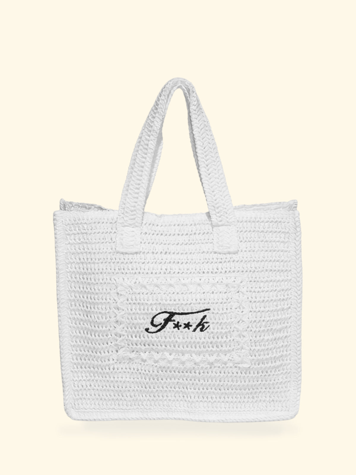 Tote Bag Donna F**K Bianca SW0001-WH