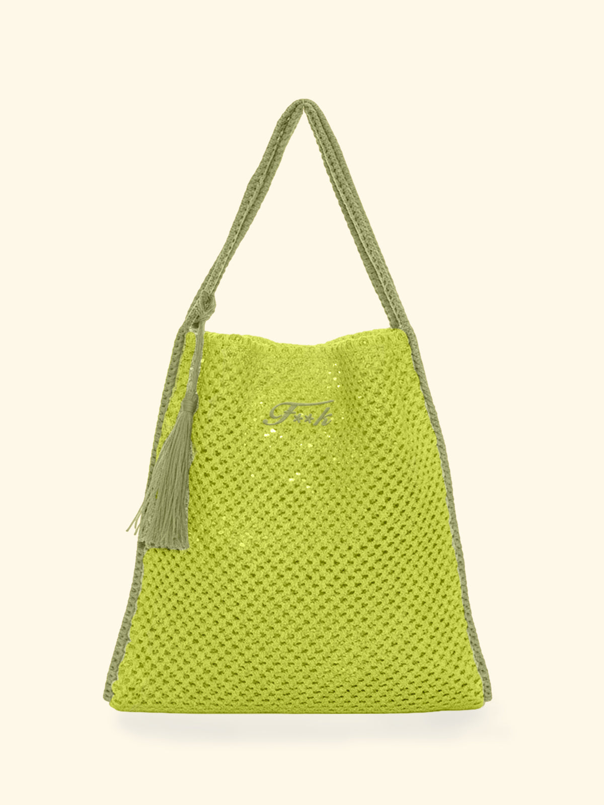 Tote Bag Donna F**K Lime SW0004-LI