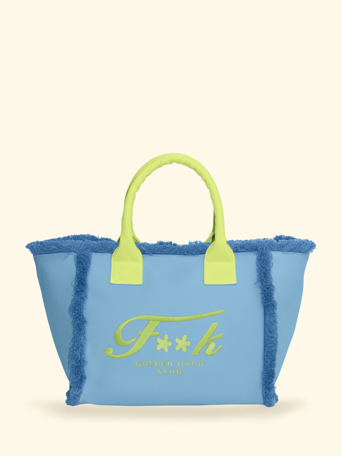 Damska torba maxi F**K Jasnoniebieski SW0101-LG