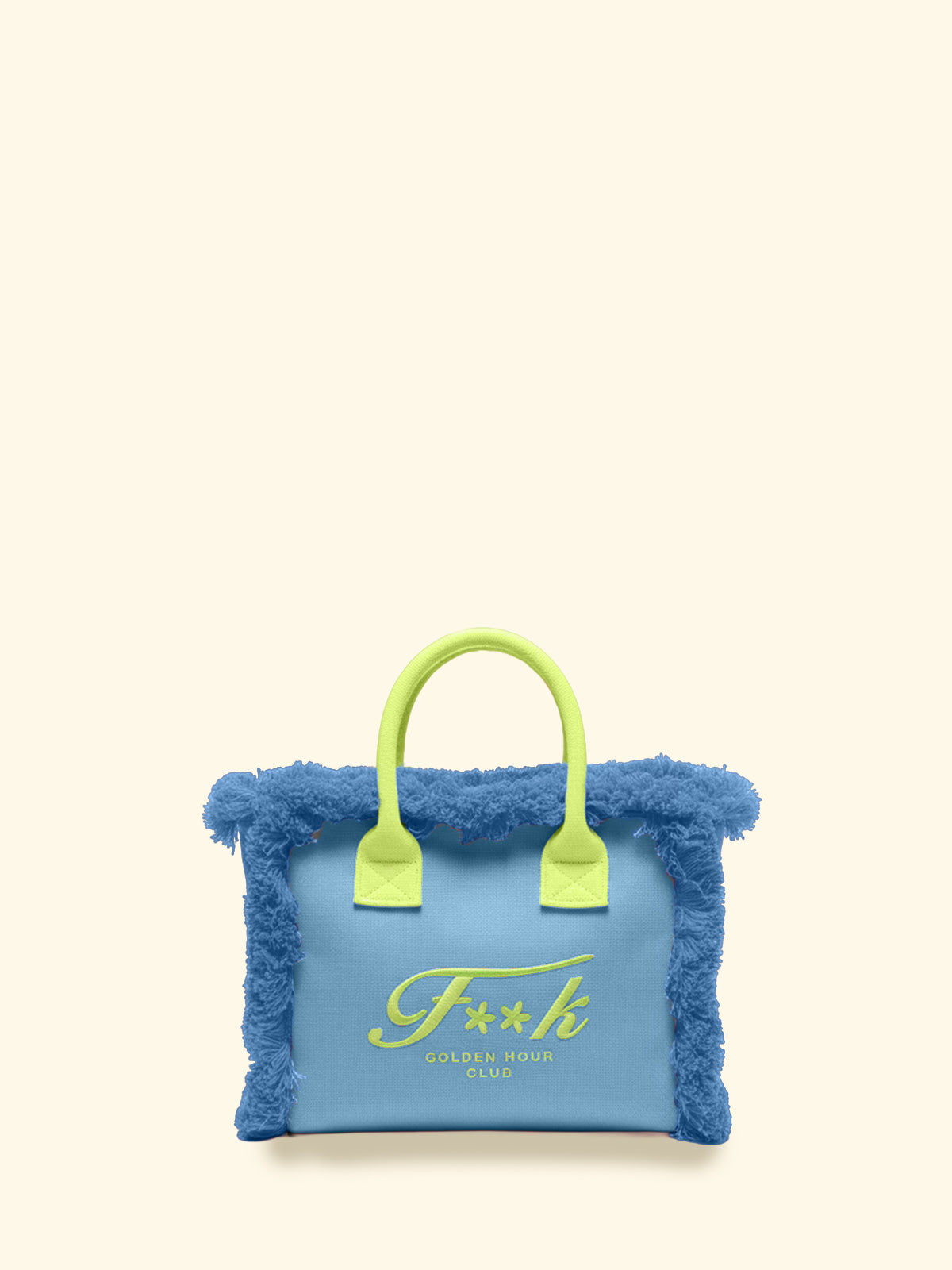 Cesto Bag Donna F**K Light Blue SW0104-LG