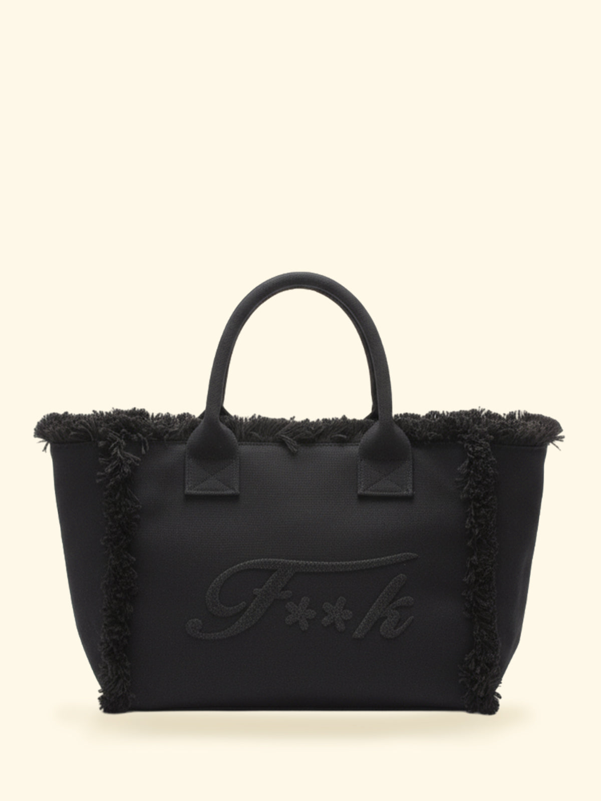 Image of Maxi-Tasche für Damen F**K Schwarz SW0110-BK
