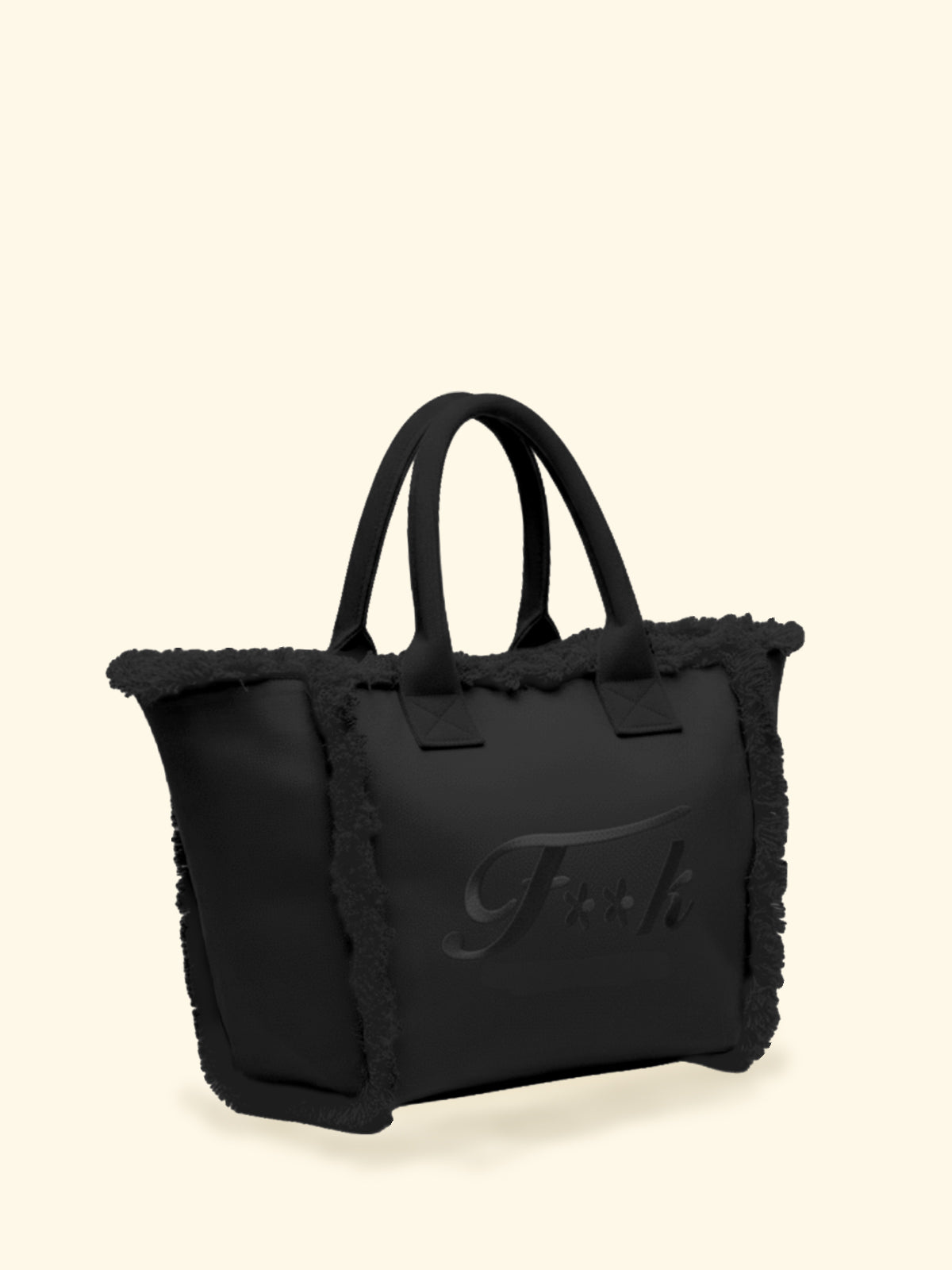 Maxi-Tasche für Damen F**K Schwarz SW0110-BK