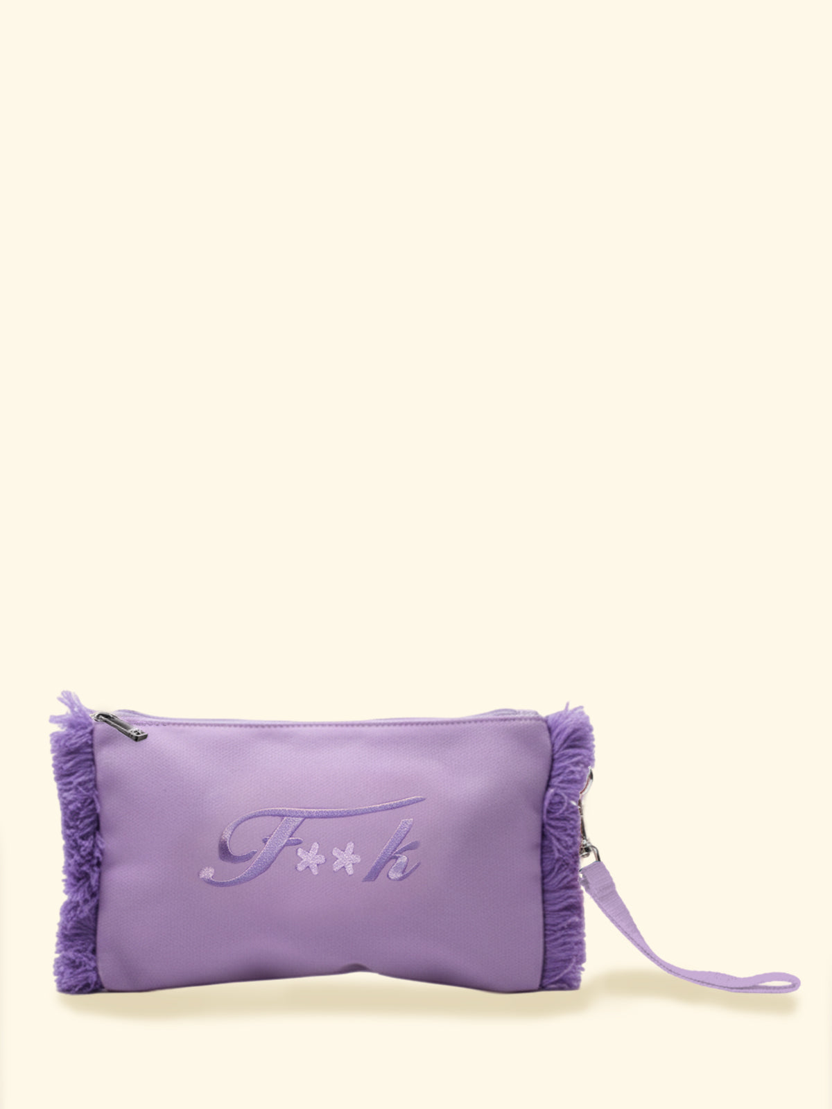 Ženska mini clutch torbica F**K Ljubičasta SW0115-VI