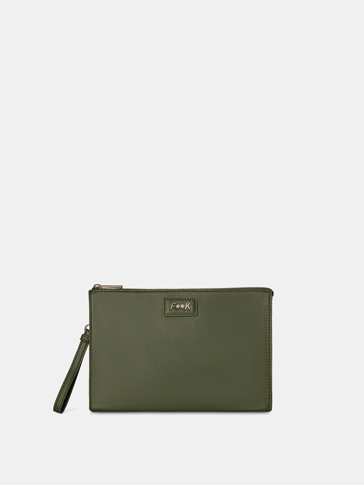 Image of Mini Pochette Unisex F**K Verde Militare WU3902-MG