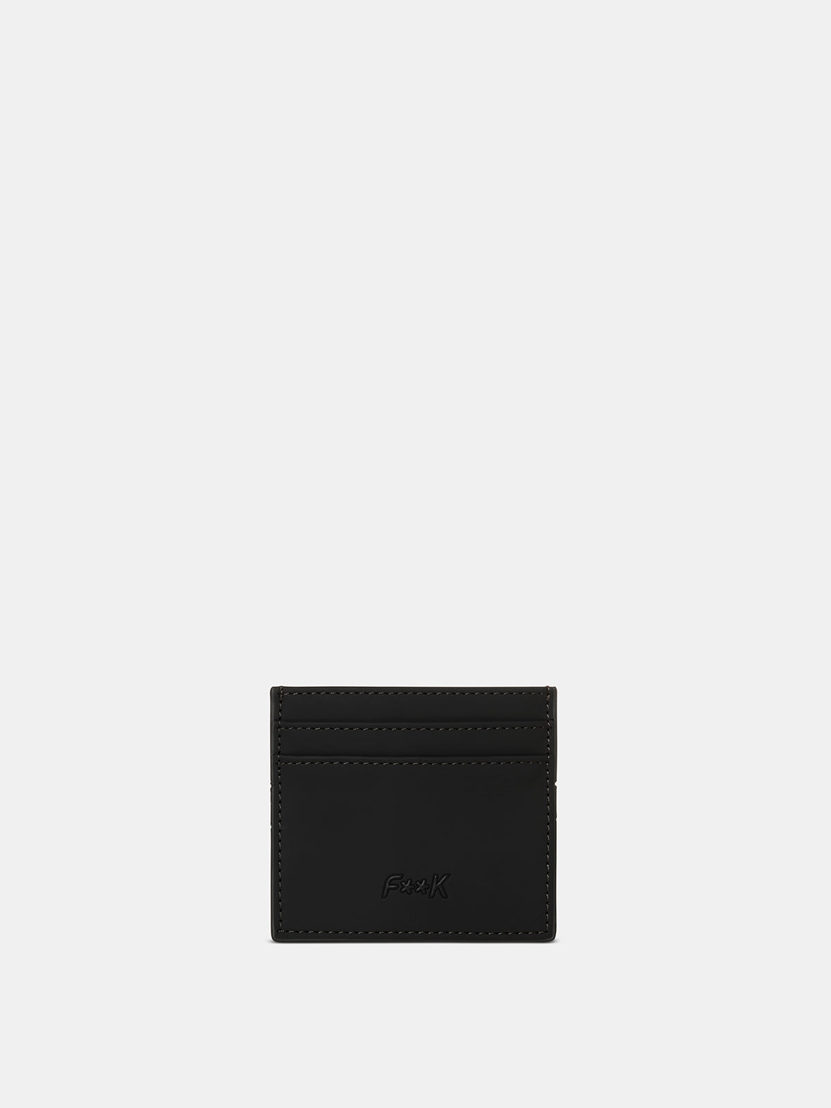 Image of Portacarte F**K Unisex Nero WU3920-BK