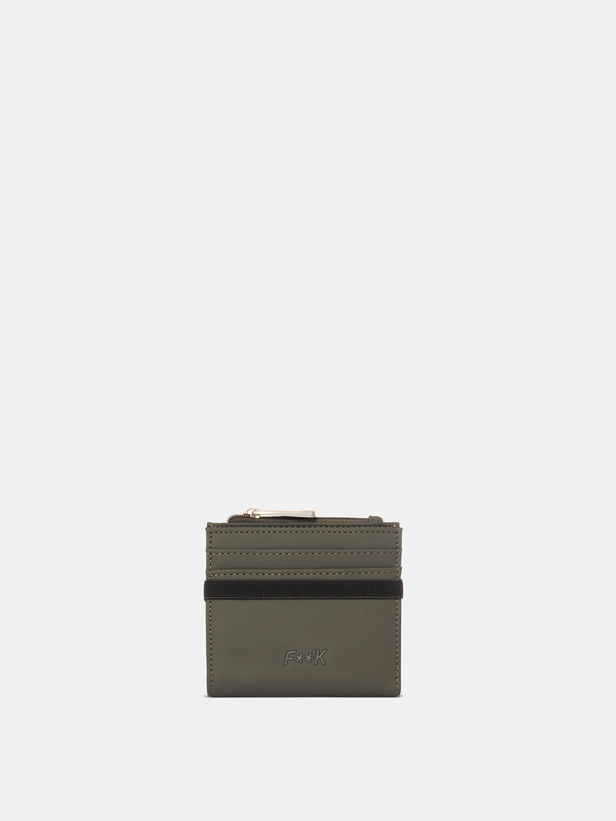 Image of Portafoglio F**K Unisex Verde Militare WU3922-MG