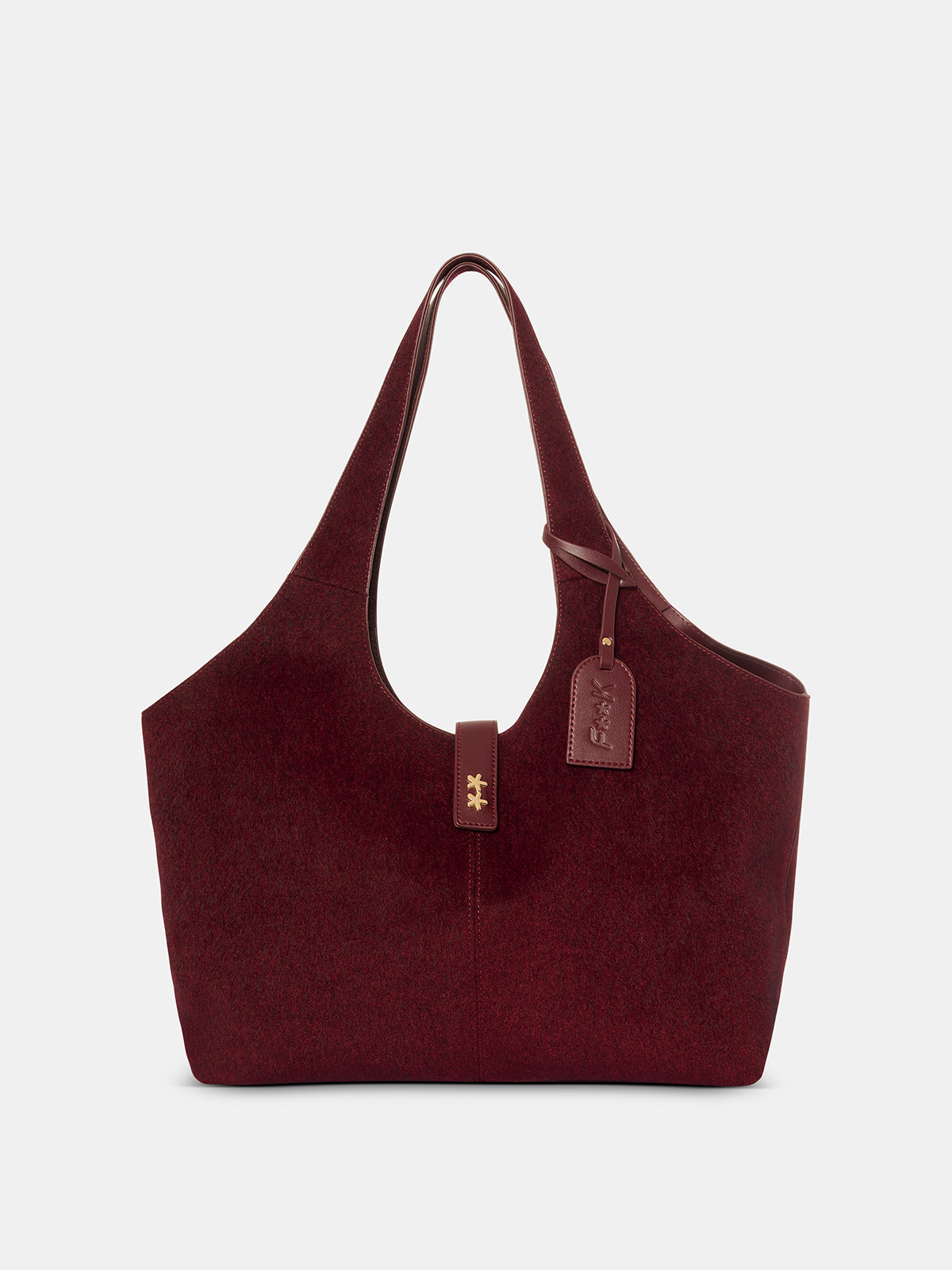Image of Shopper Bag Donna F**K Bordeaux WW0102-BD