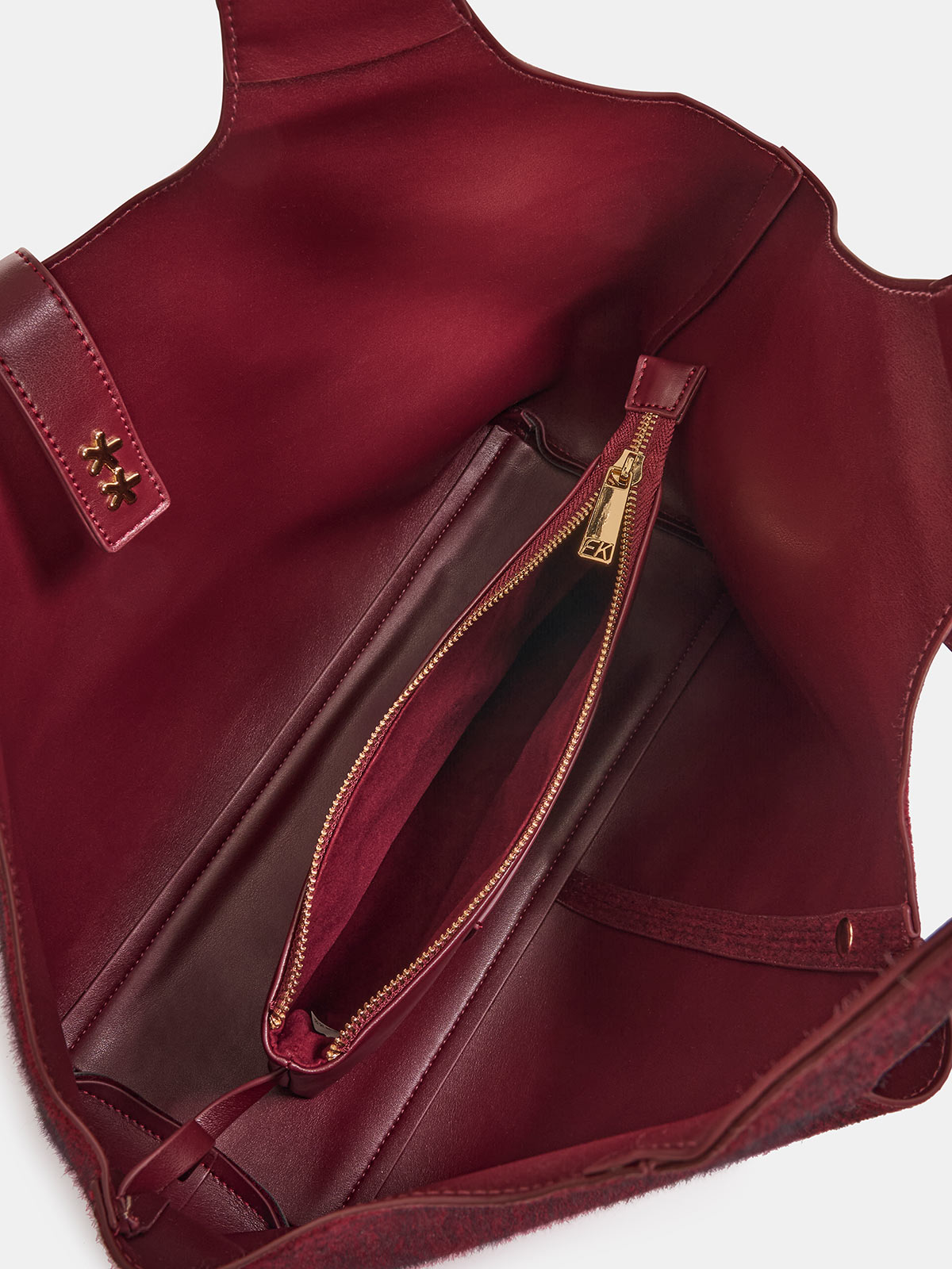 Image of Shopper Bag Donna F**K Bordeaux WW0102-BD