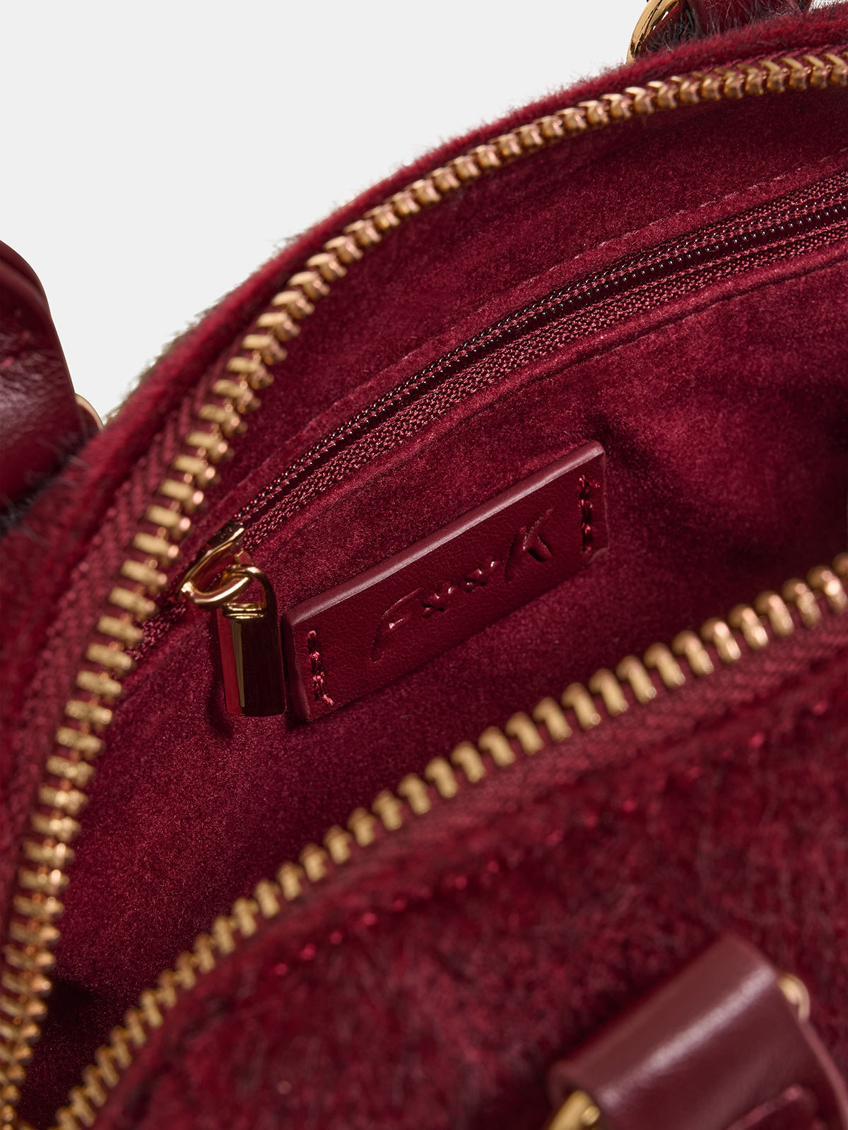 Image of Bauletto Bag Donna F**K Bordeaux WW0113-BD