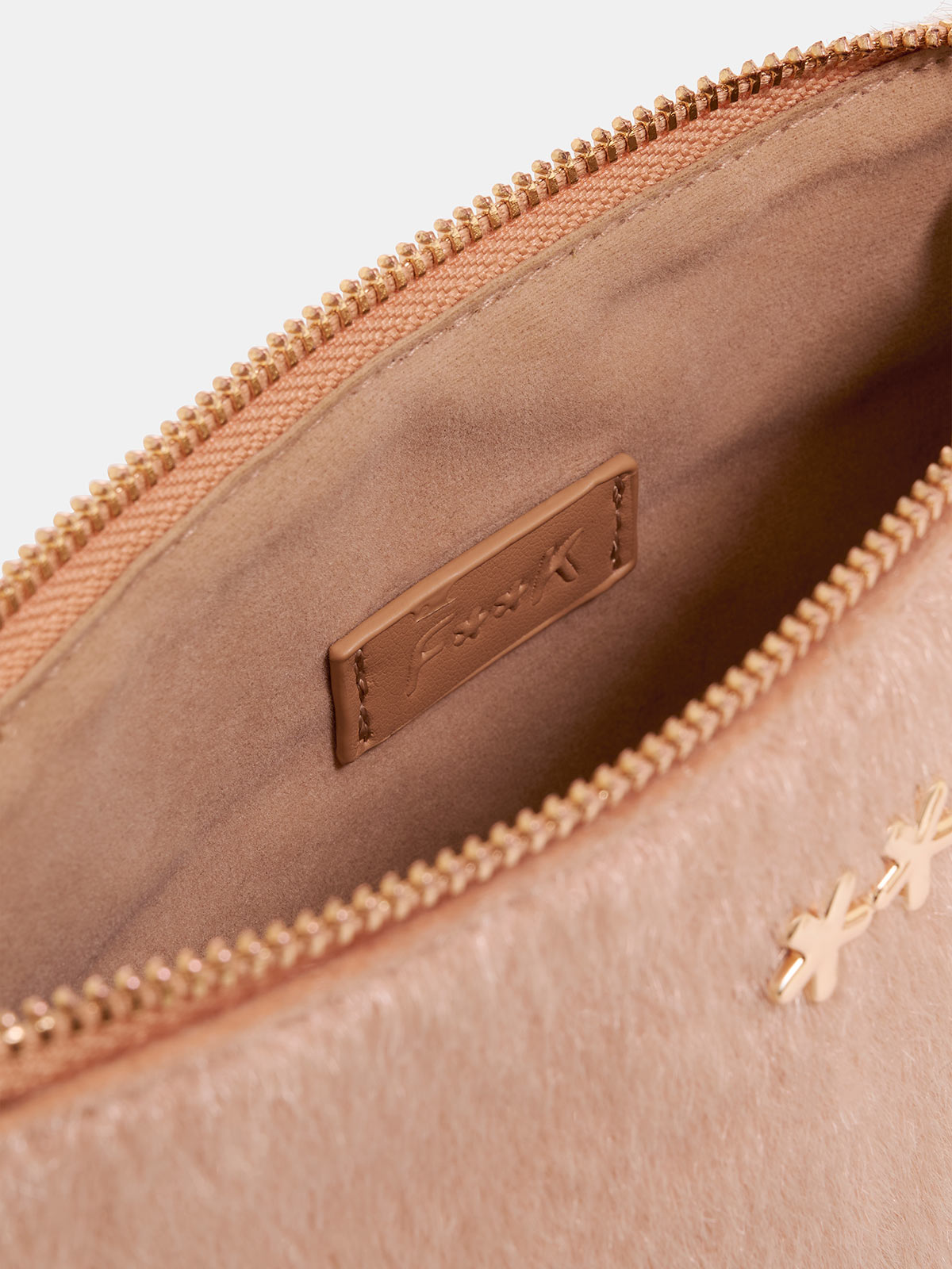 Maxi Pochette Donna F**K Beige WW0125-BG