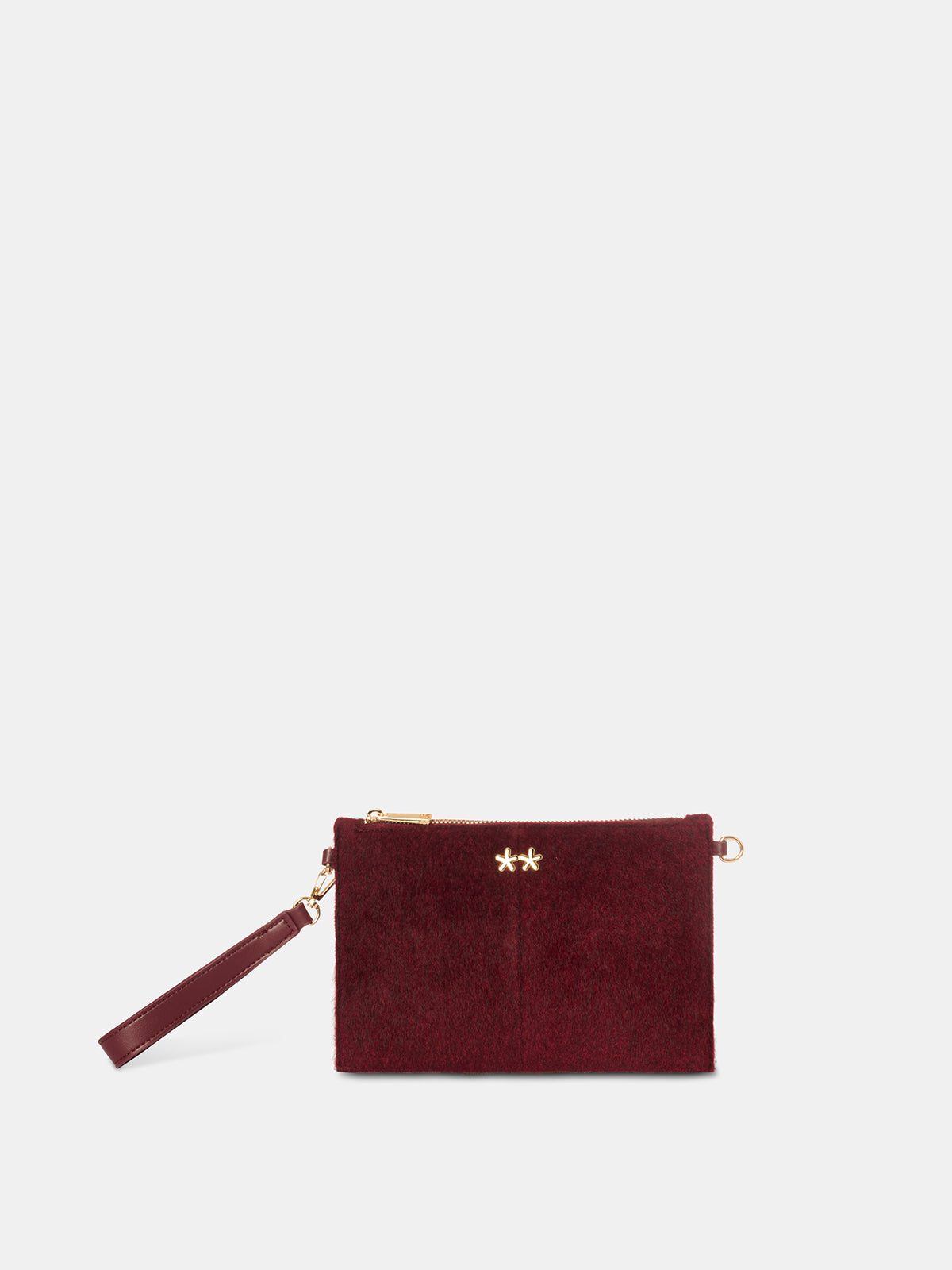 Mini Pochette Donna F**K Bordeaux WW0135-BD