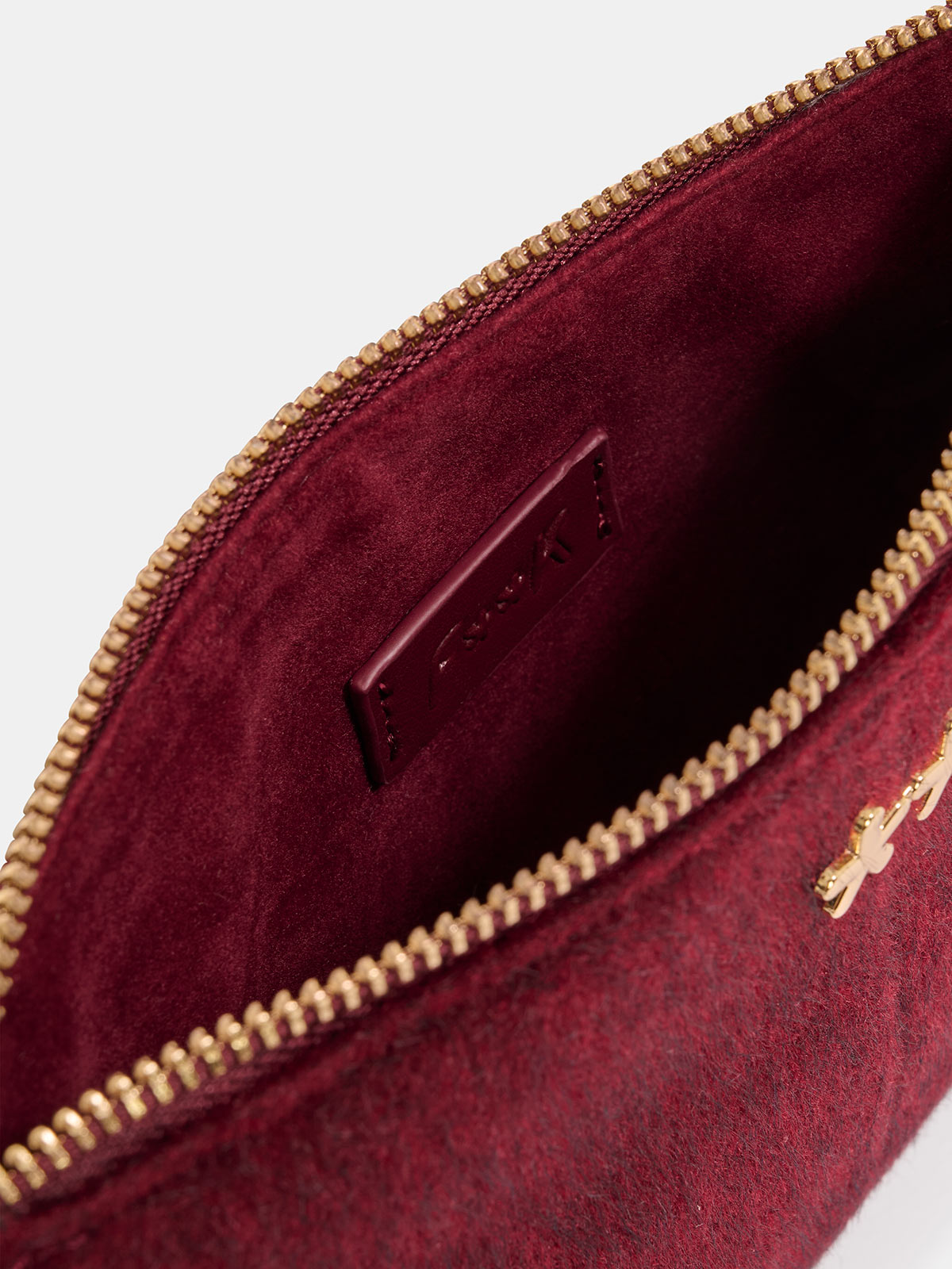 Mini Pochette Donna F**K Bordeaux WW0135-BD