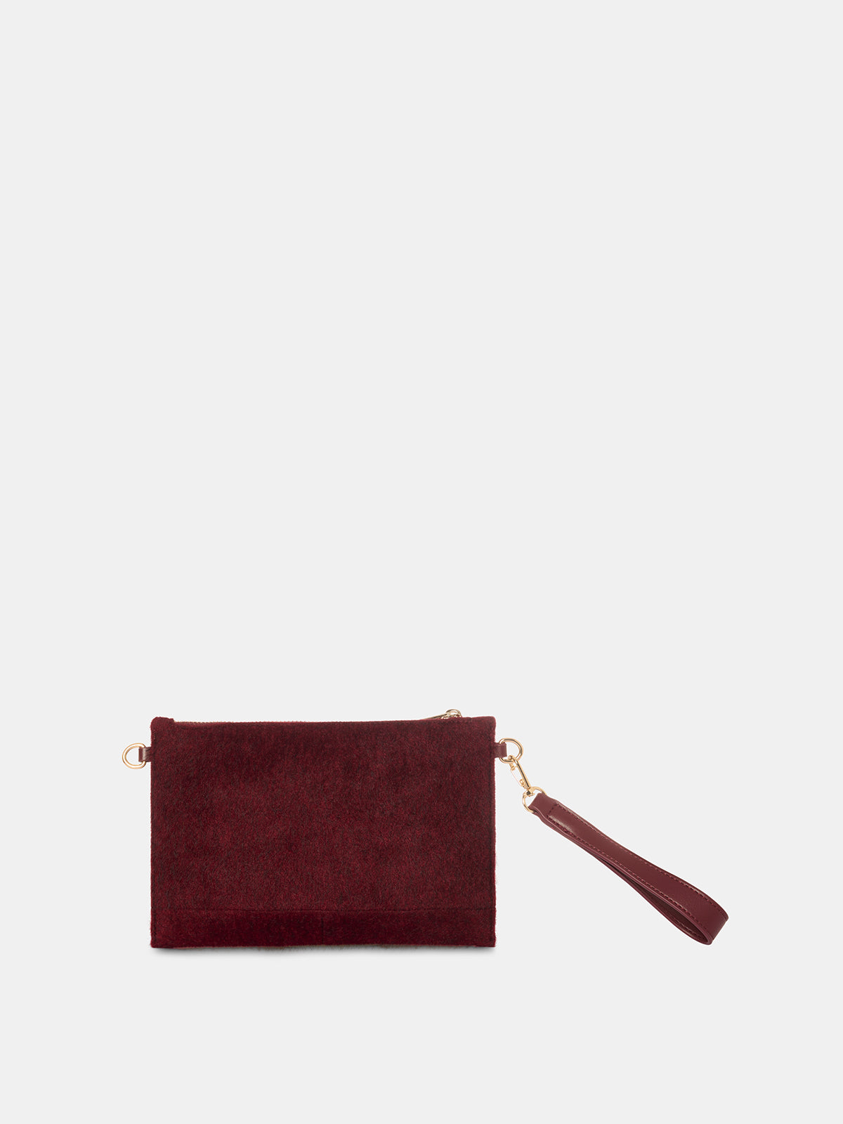 Image of Mini Pochette Donna F**K Bordeaux WW0135-BD