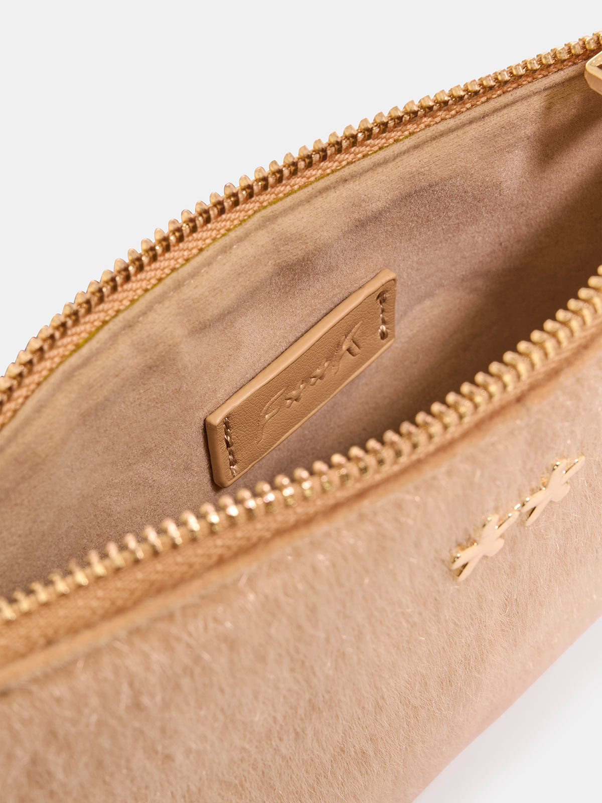 Image of Mini Pochette Donna F**K Beige WW0135-BG