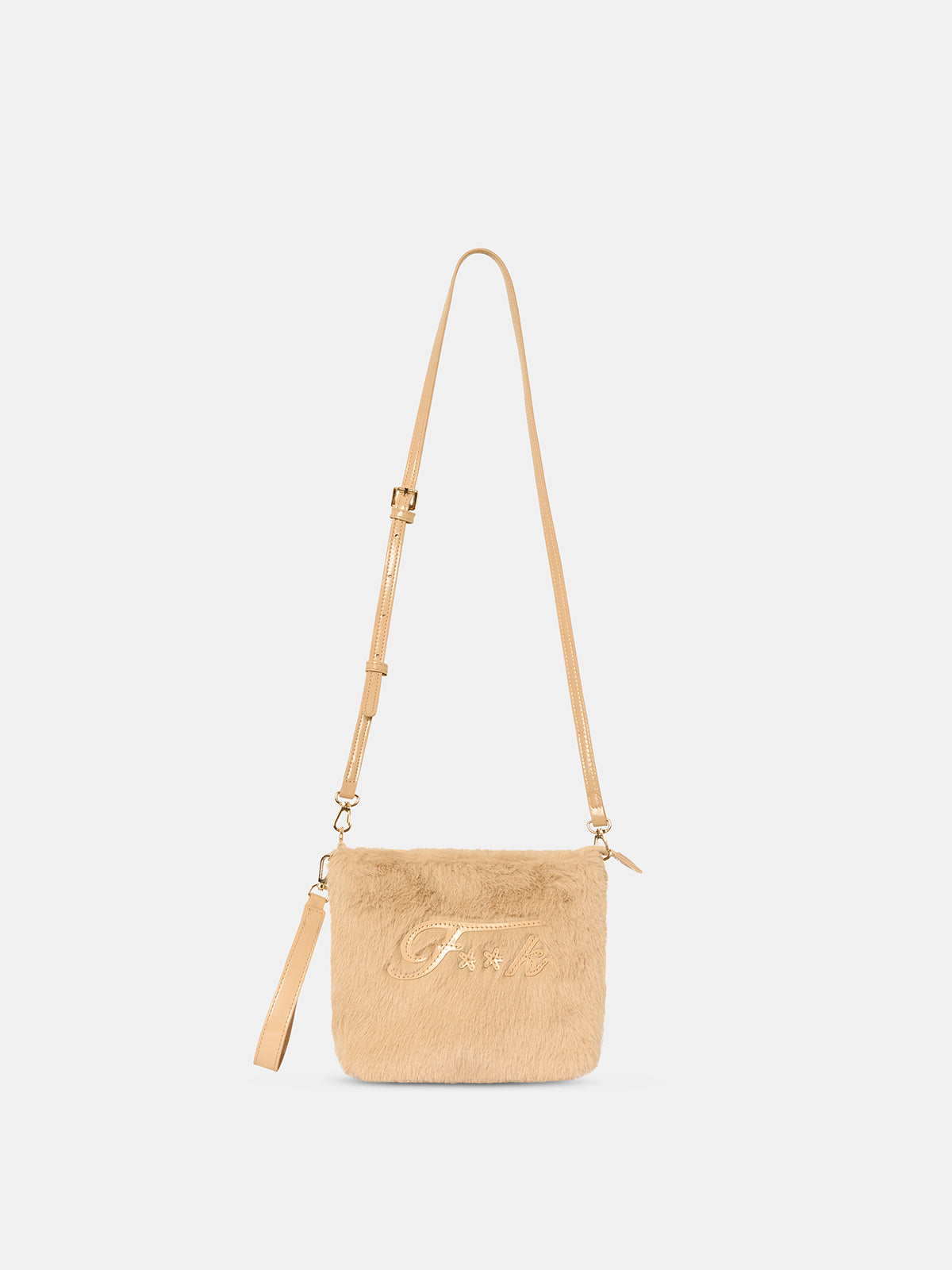 Mini Pochette Donna F**K Beige WW0222-BG