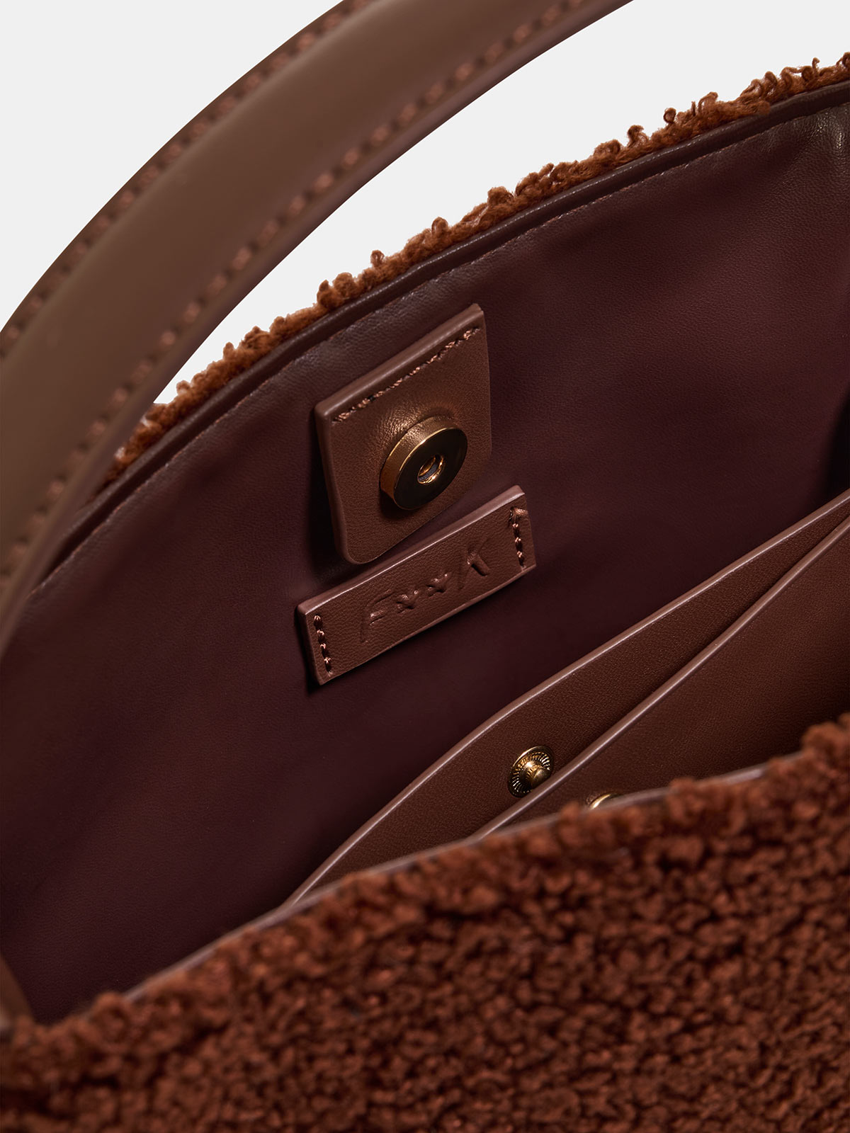 Image of Basket Bag Donna F**K Marrone WW0500-BN
