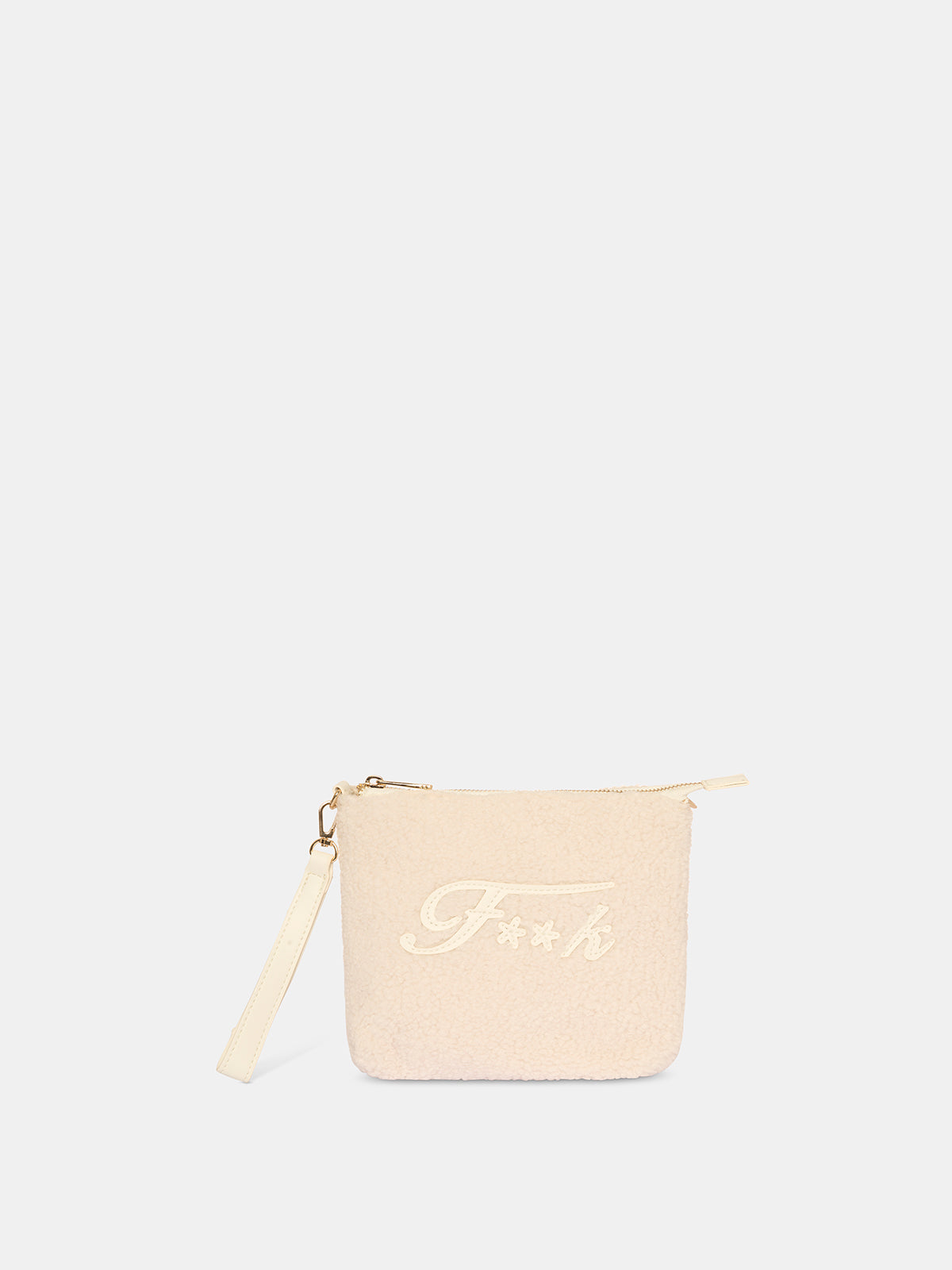 Γυναικεία τσάντα mini Clutch F**K Μπεζ WW0520-BG