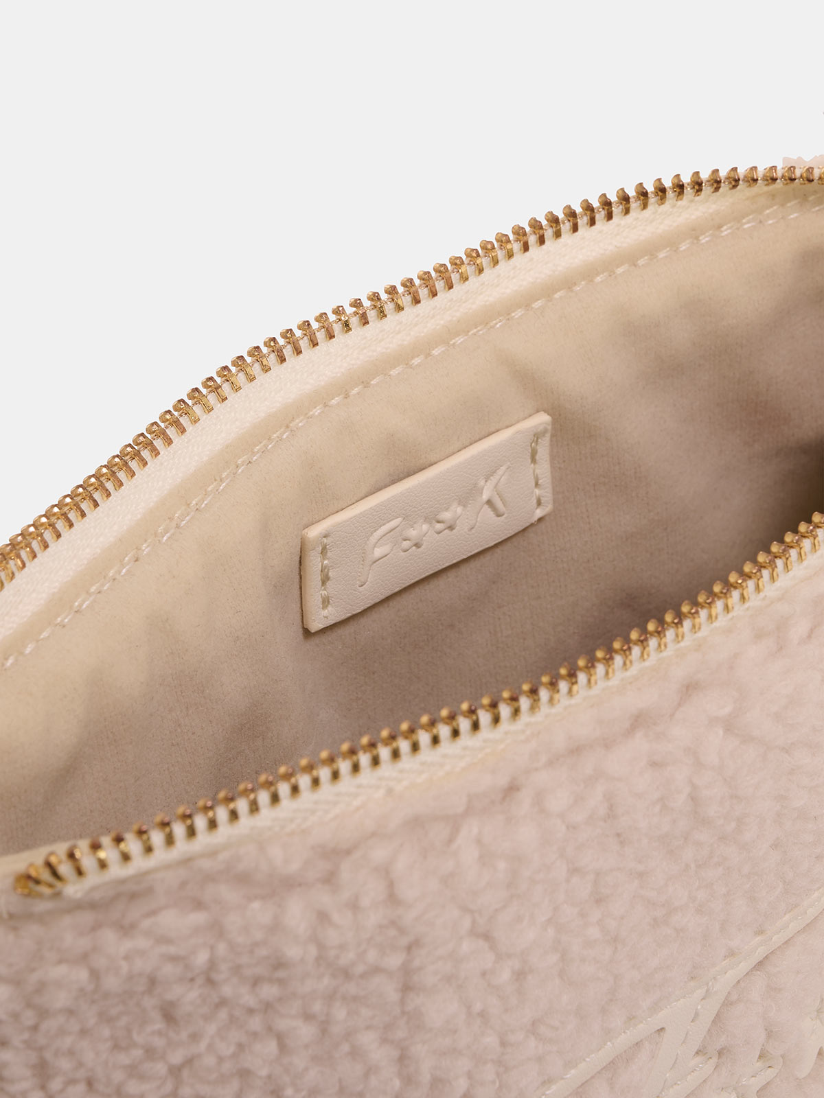 Γυναικεία τσάντα mini Clutch F**K Μπεζ WW0520-BG