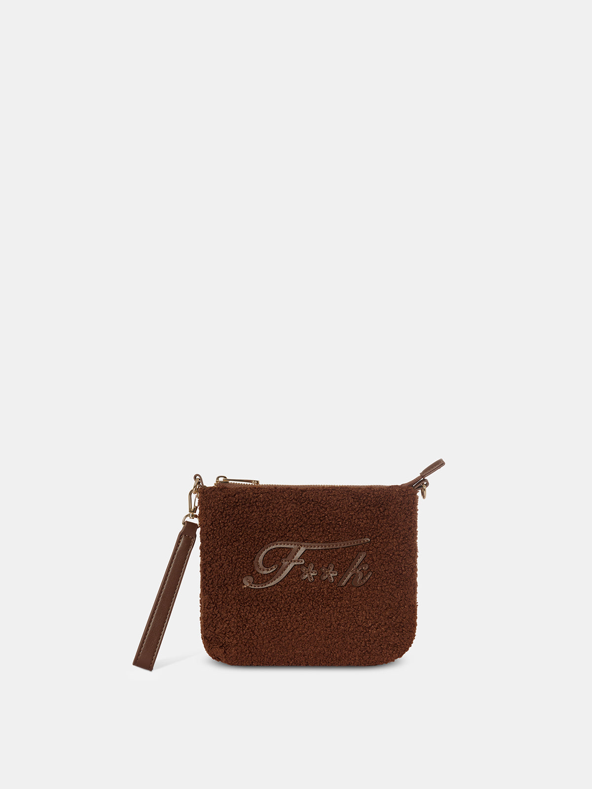 Image of Mini Pochette Donna F**K Marrone WW0520-BN