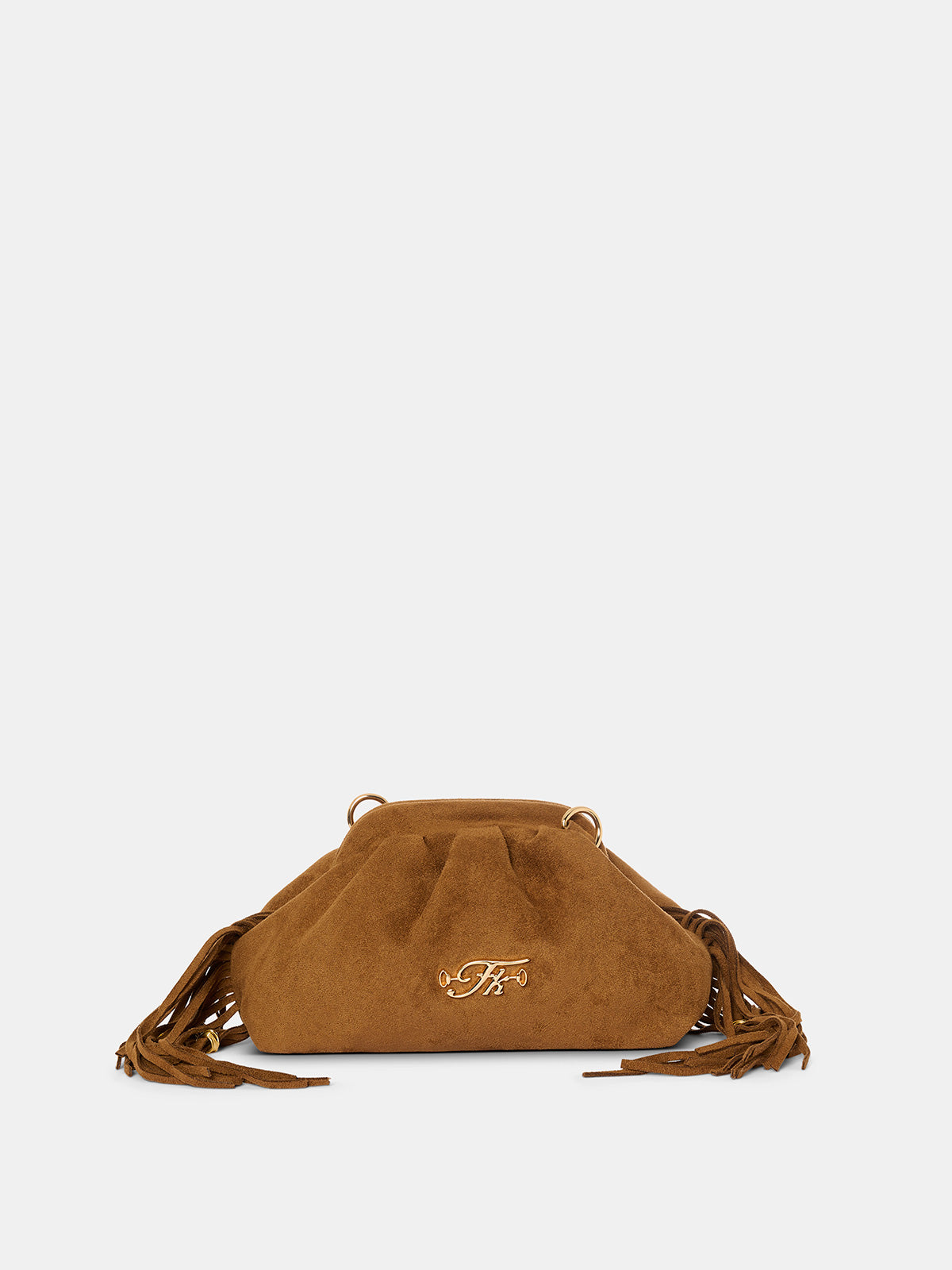 Sac pochette pour femme F**K Marron WW0610-BN