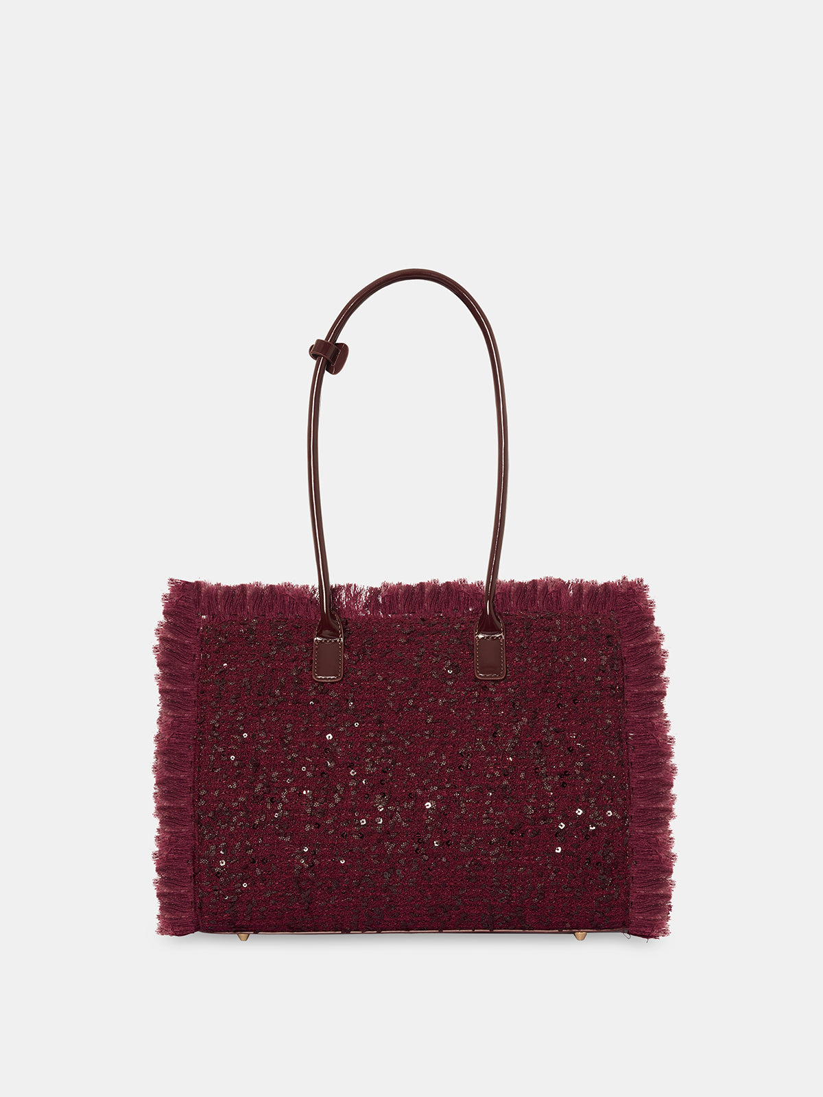 Image of Tote Bag Donna F**K Bordeaux WW0700-BD