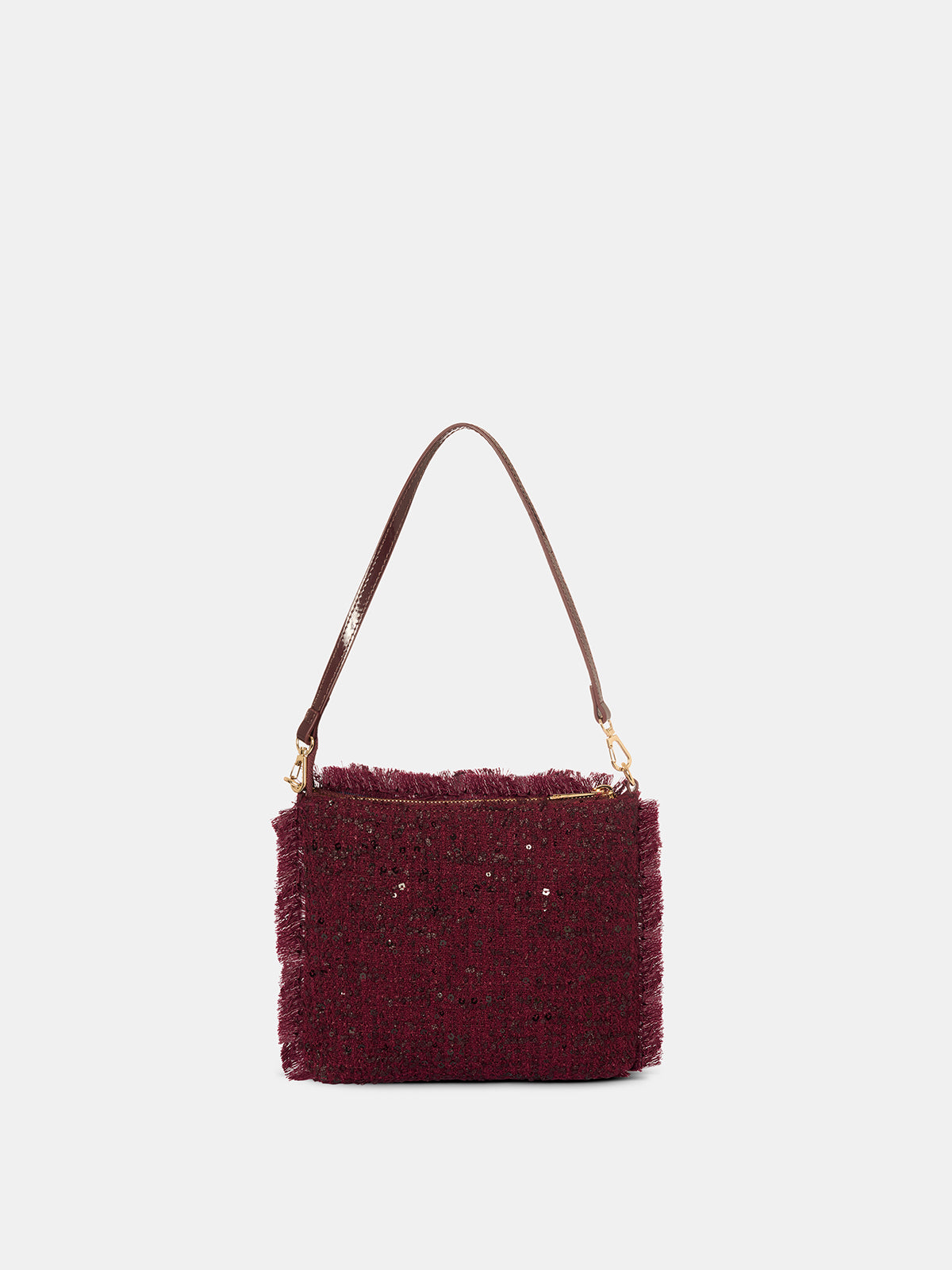Image of Maxi Pochette Donna F**K Bordeaux WW0730-BD