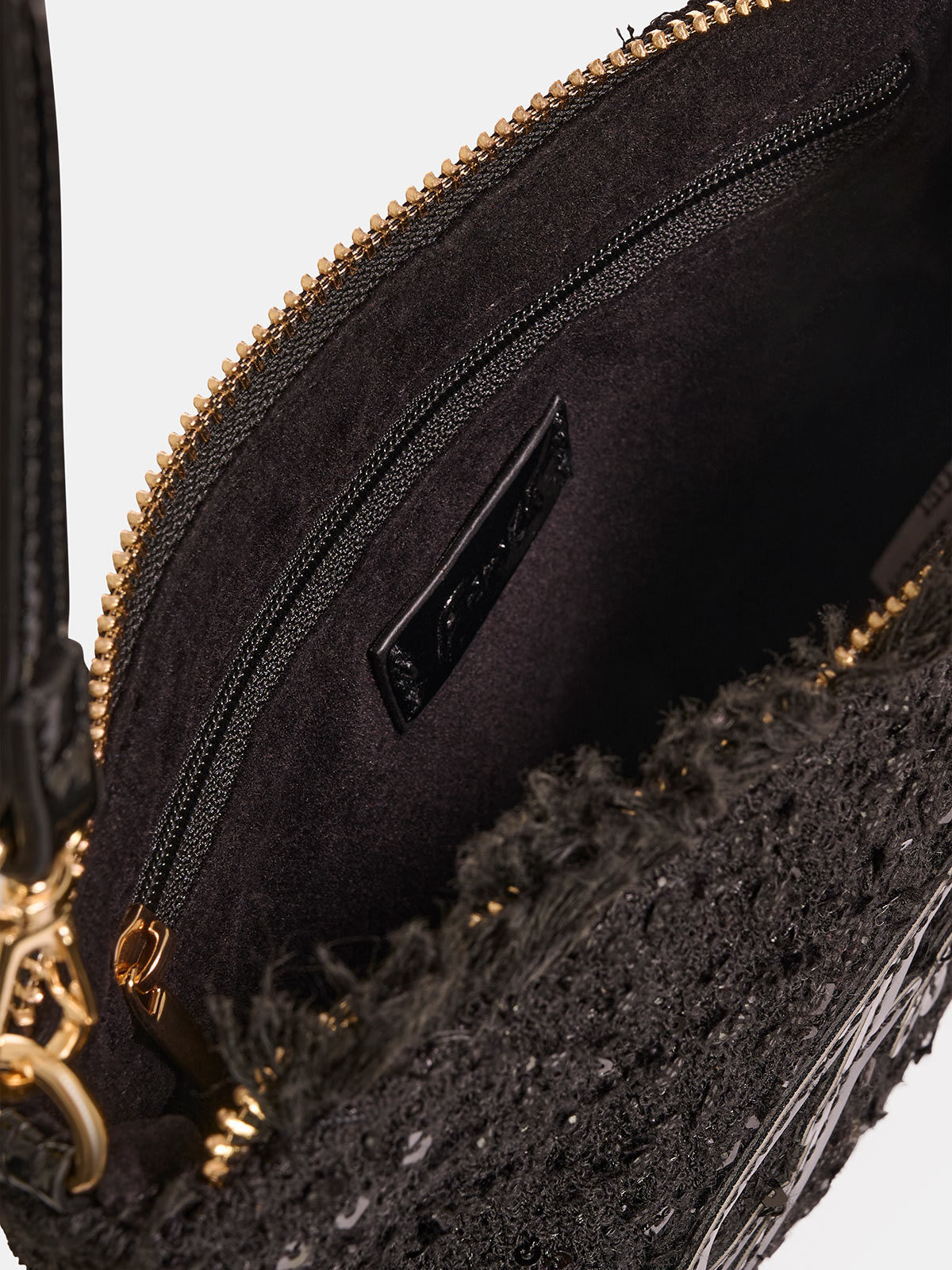 Image of Maxi Pochette Donna F**K Nera WW0730-BK