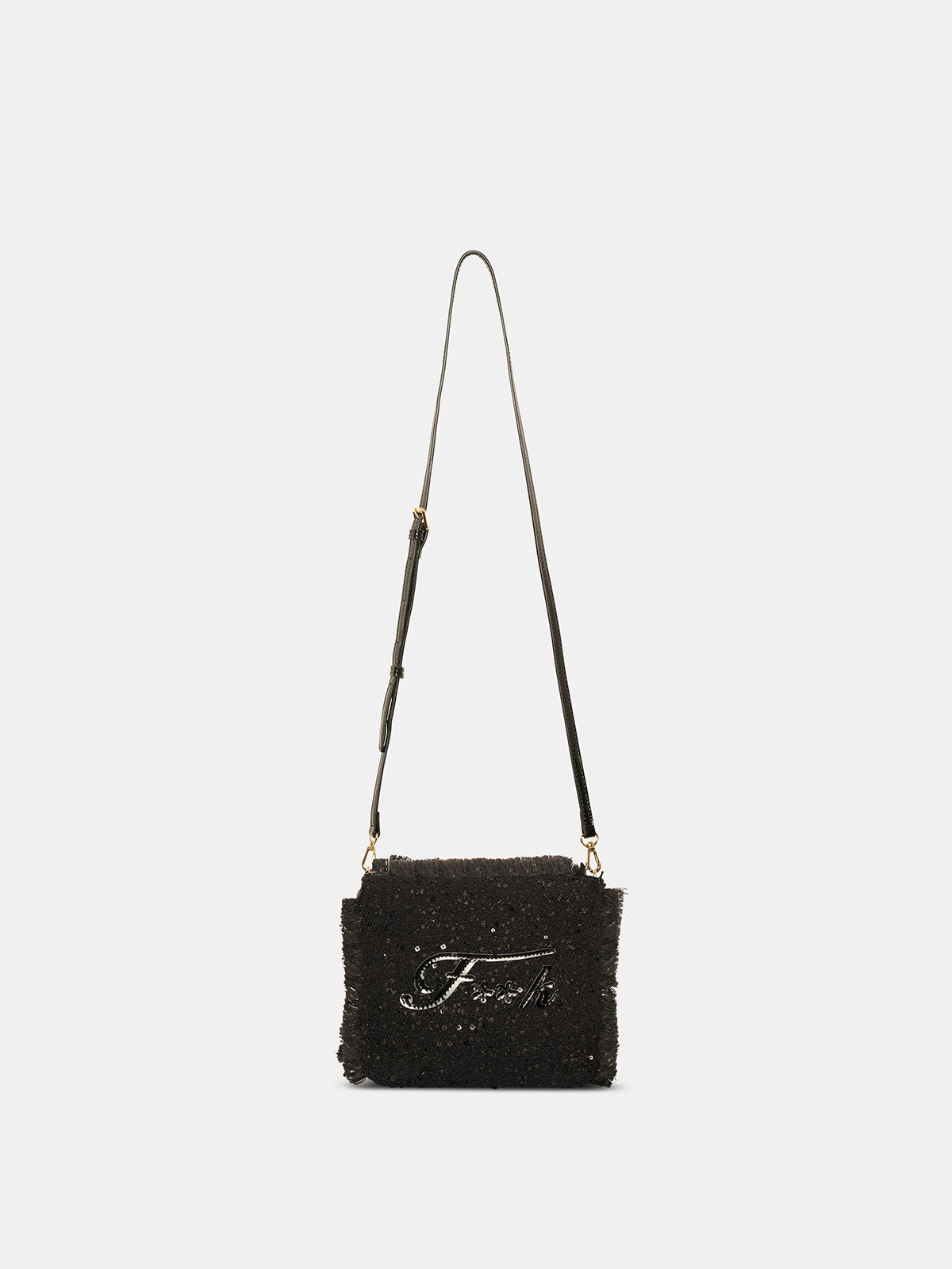 Image of Maxi Pochette Donna F**K Nera WW0730-BK