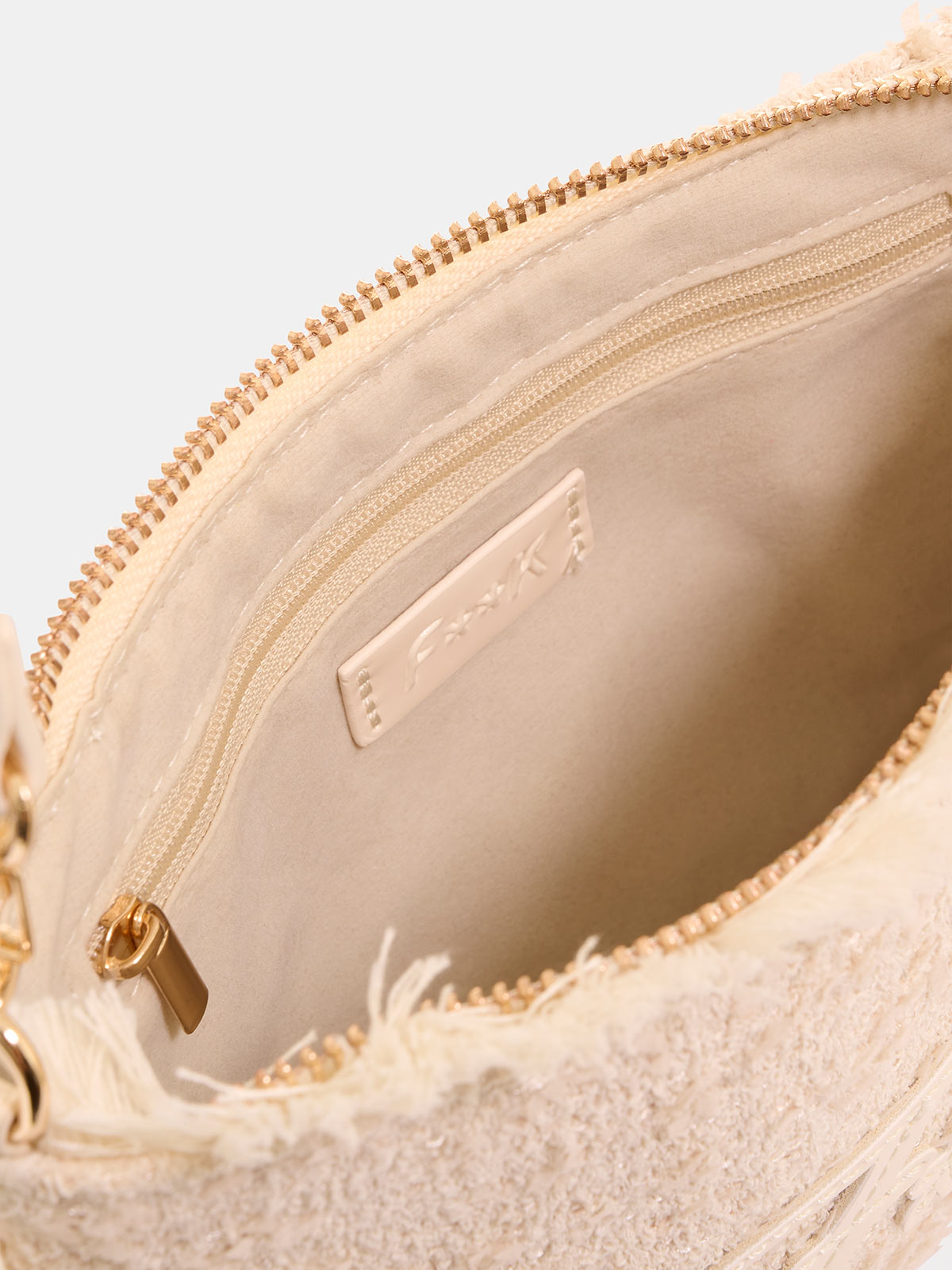 Image of Maxi Pochette Donna F**K Bianca WW0730-WH