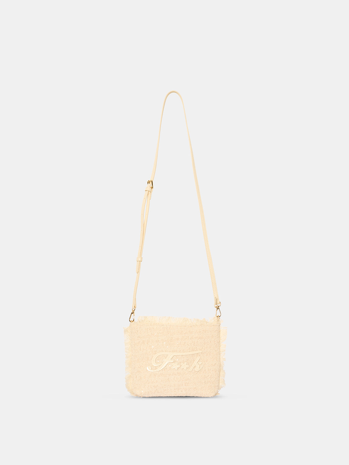 Maxi Pochette Donna F**K Bianca WW0730-WH