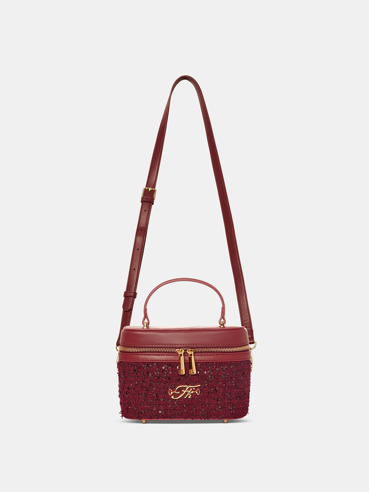 Image of Vanity Bag Donna F**K Bordeaux WW0740-BD