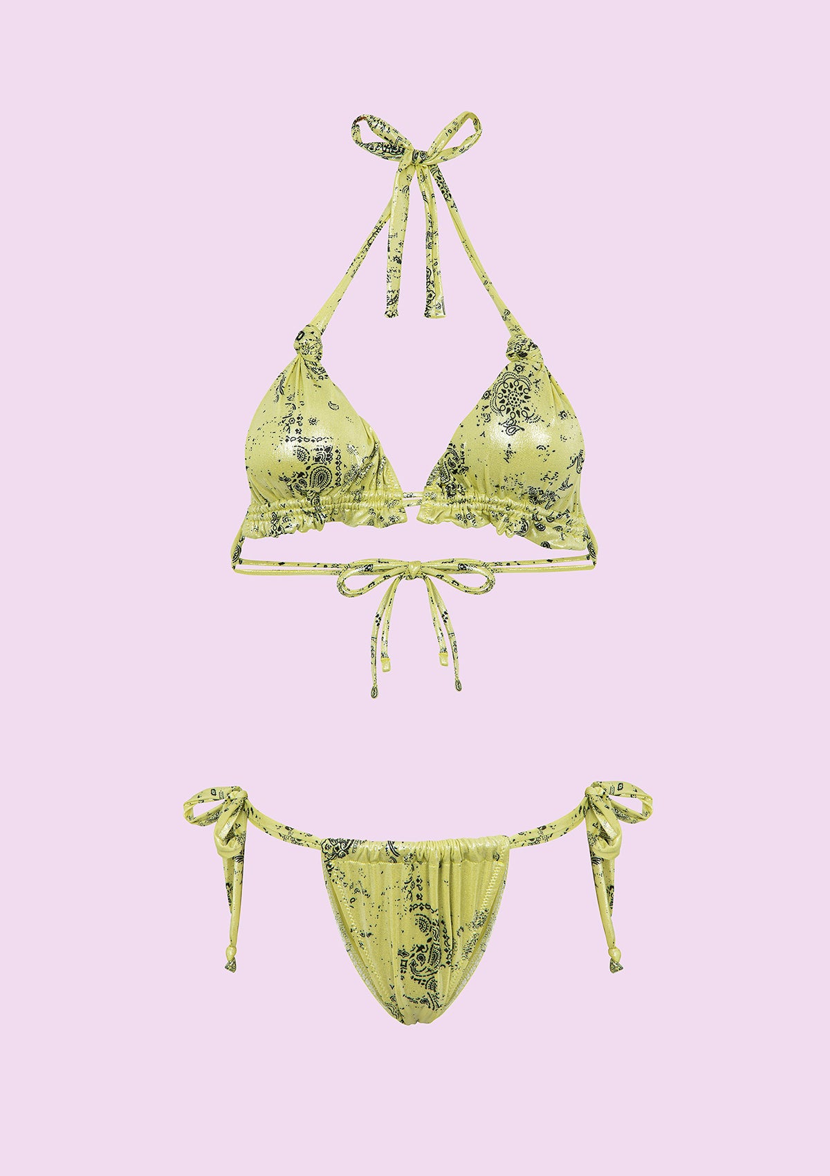 Mujer bikini F**K Triángulo con Slip Fantasía ajustable SWC051-X07