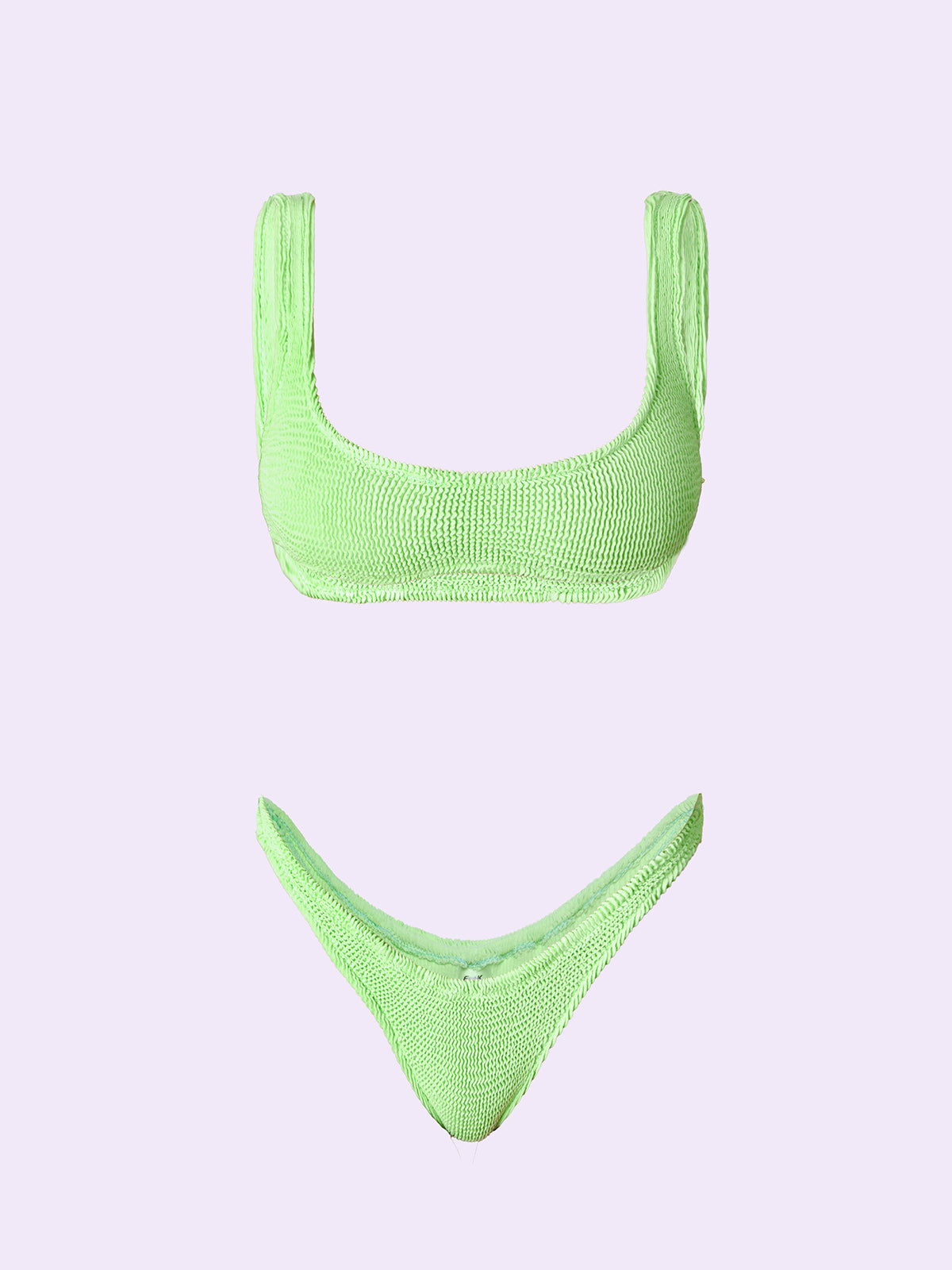 Women's Bikinis F**K Crazy Top with Slip American Fixed Green SW0401-GN