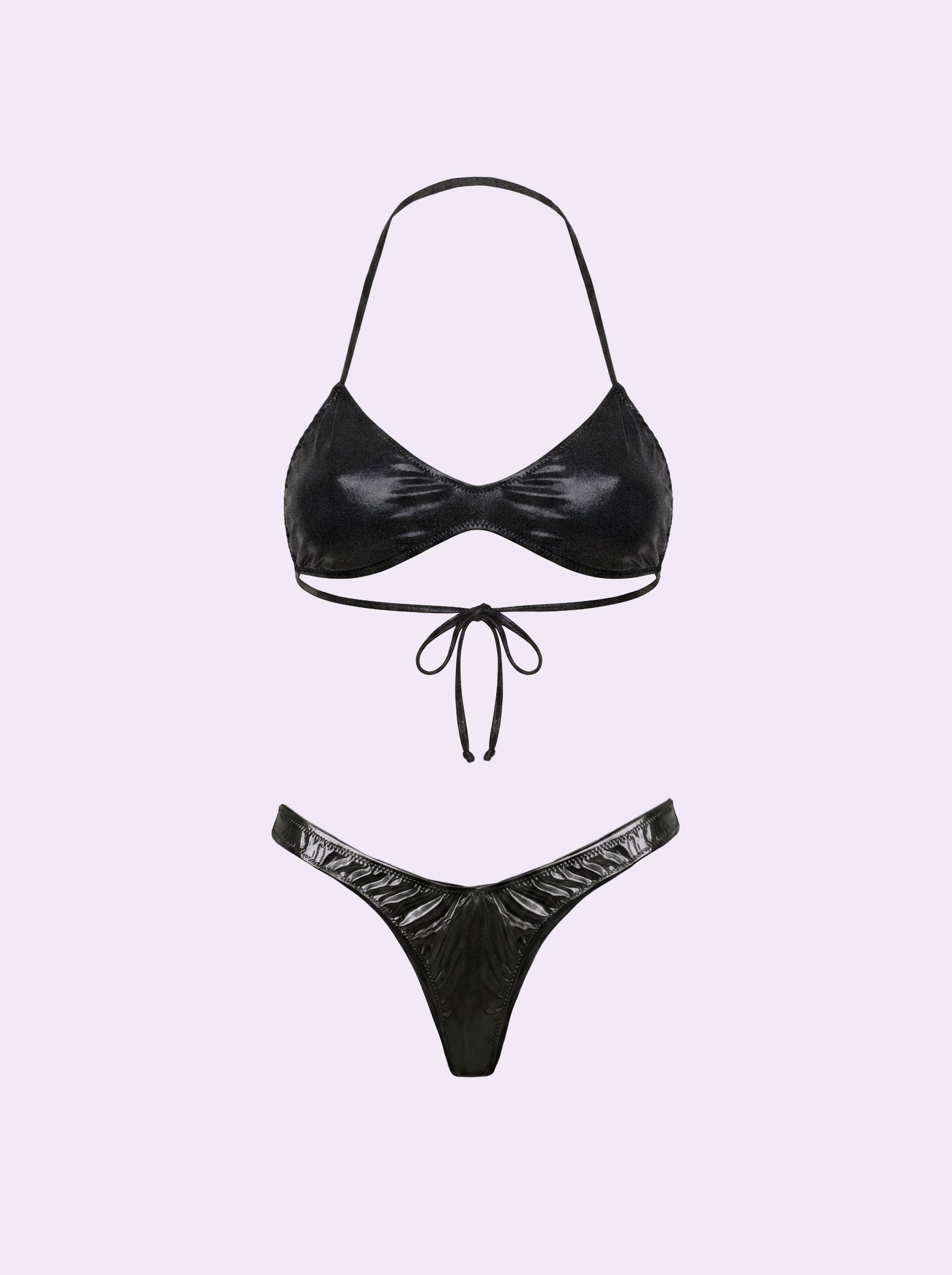 Image of Women's Bikinis F**K Crazy Headband with Fixed American Black SW0511-BK